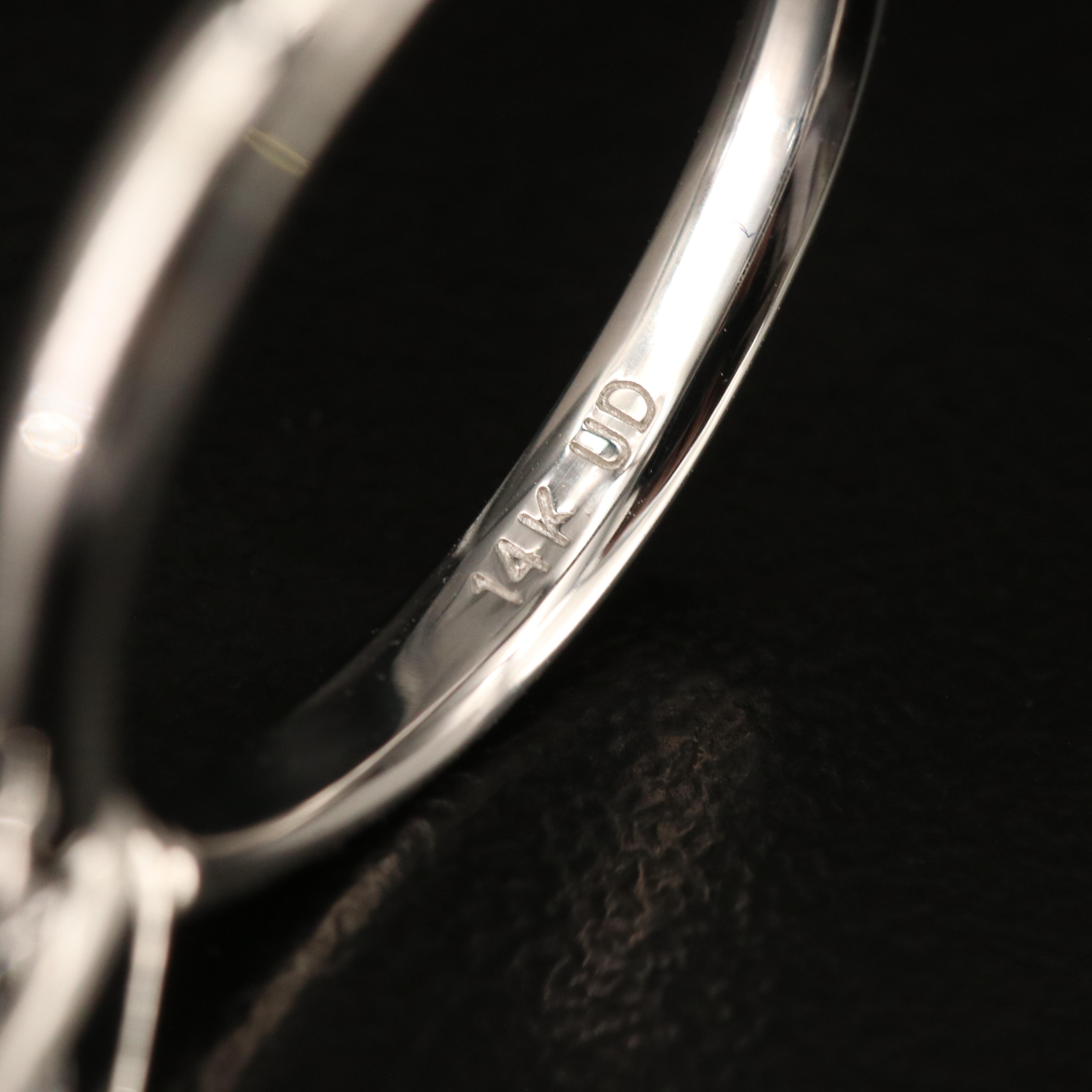 14K 1.09 CT Lab Grown Diamond Solitaire Ring