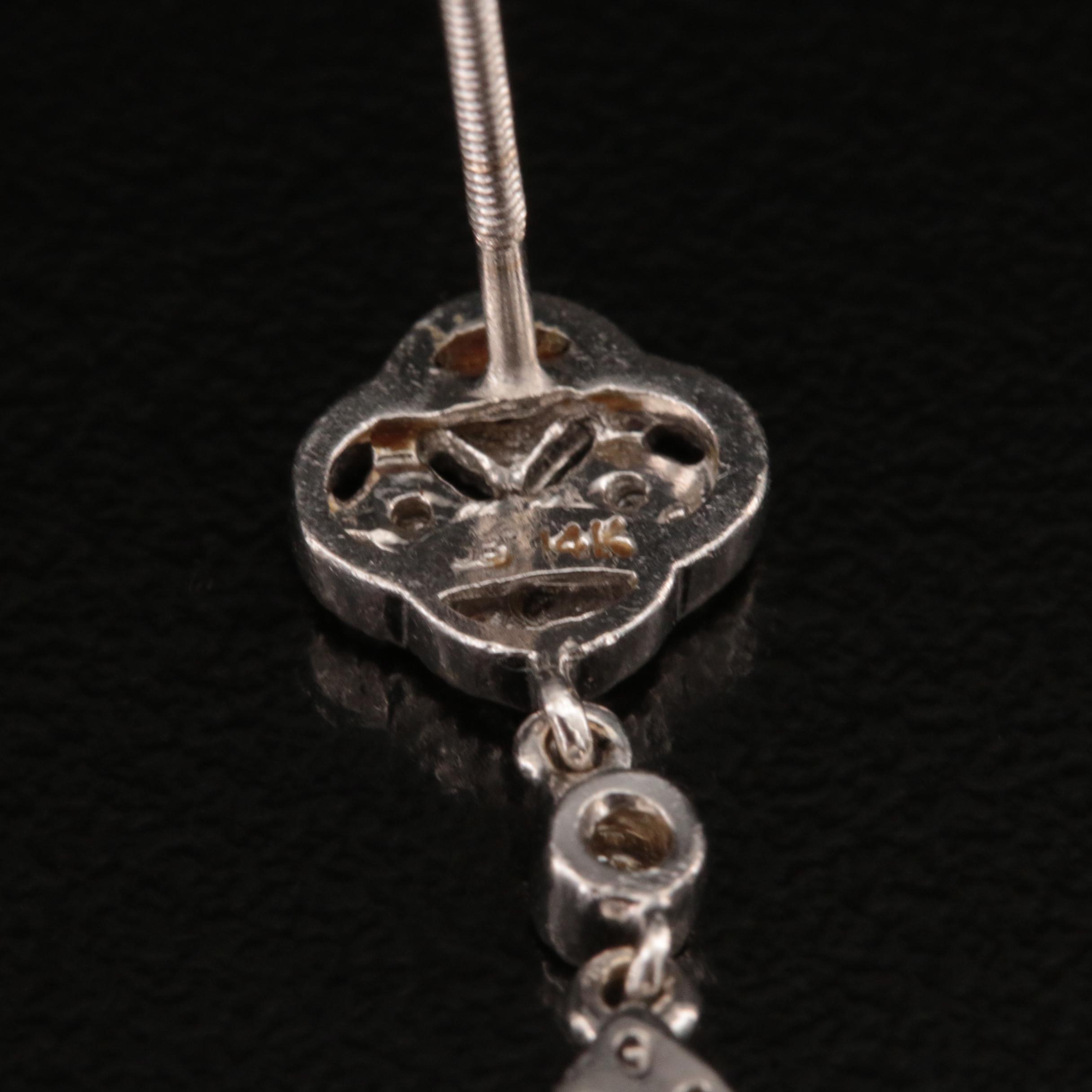 14K 0.50 CTW Diamond Teardrop Earrings