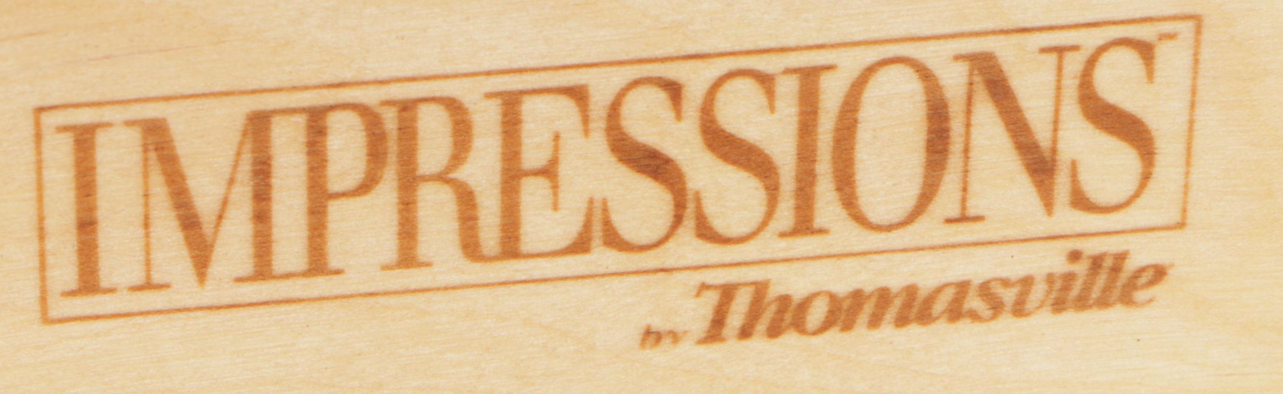 Thomasville "Impressions" Arts and Crafts Style Oak Nine-Drawer Dresser