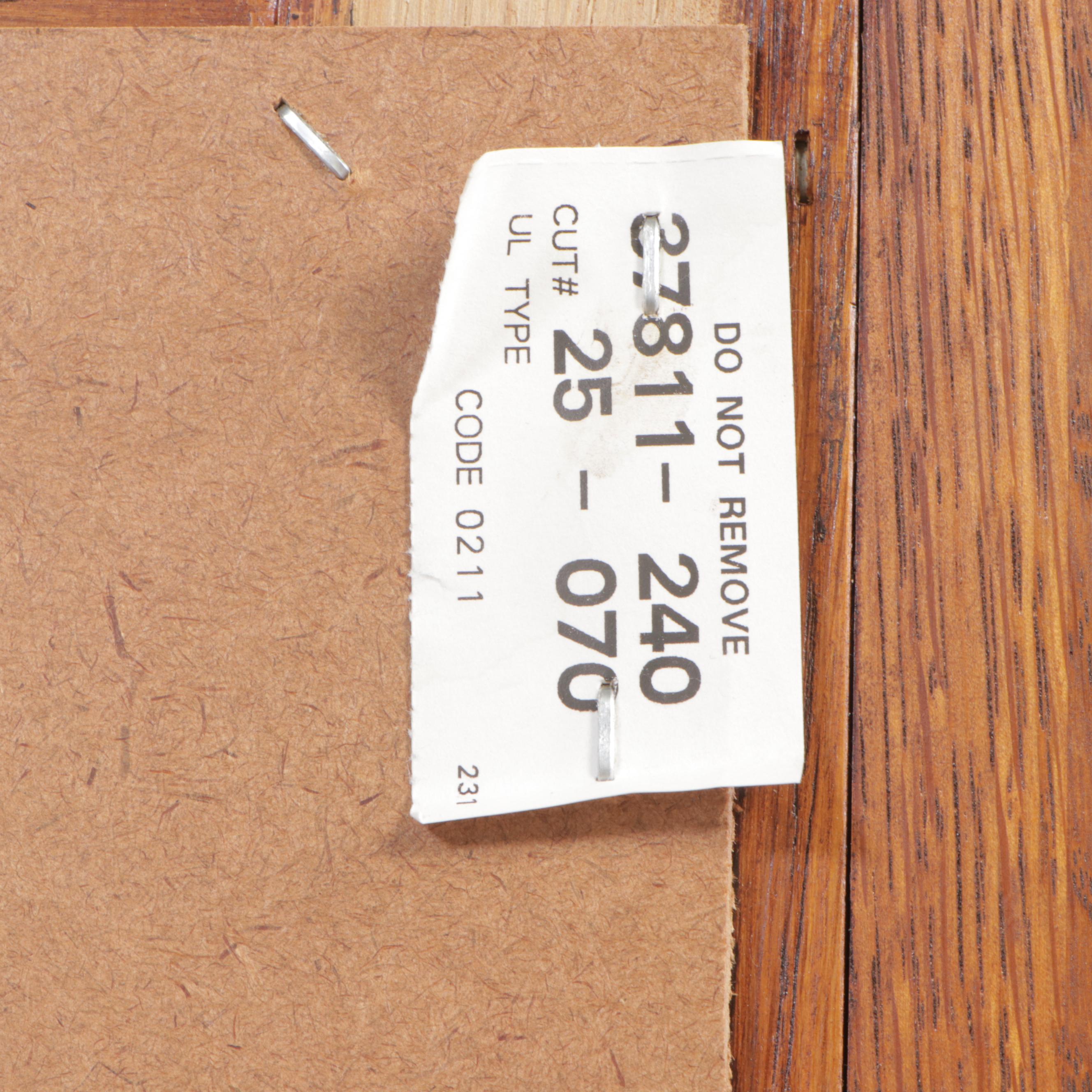 Thomasville "Impressions" Arts and Crafts Style Oak Nine-Drawer Dresser