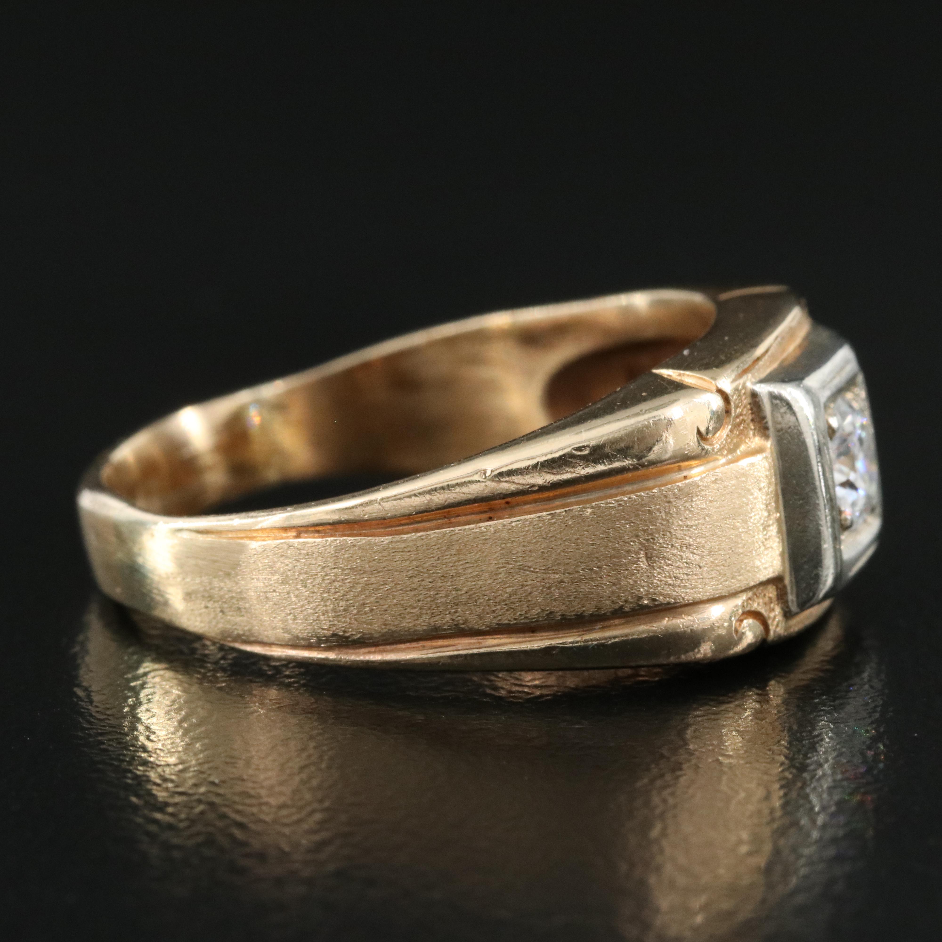 14K 0.30 CT Diamond Ring