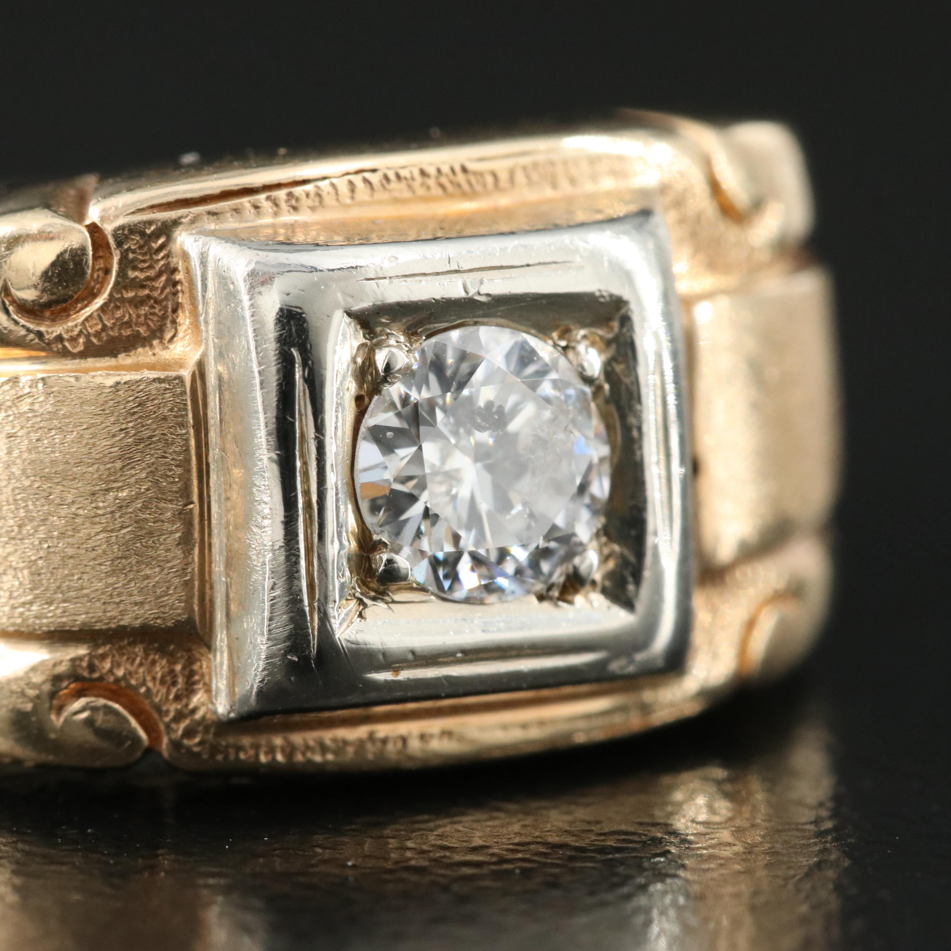 14K 0.30 CT Diamond Ring