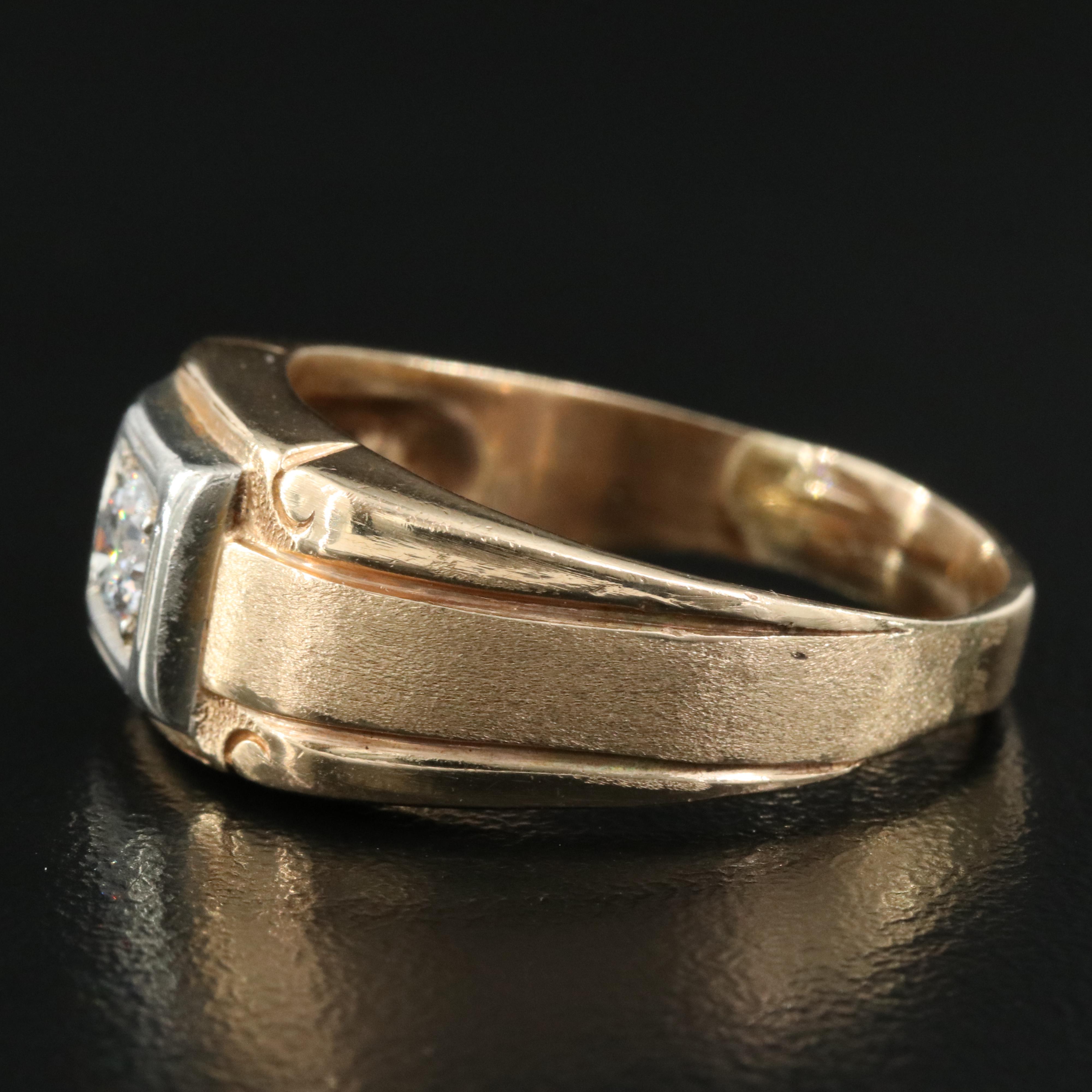 14K 0.30 CT Diamond Ring