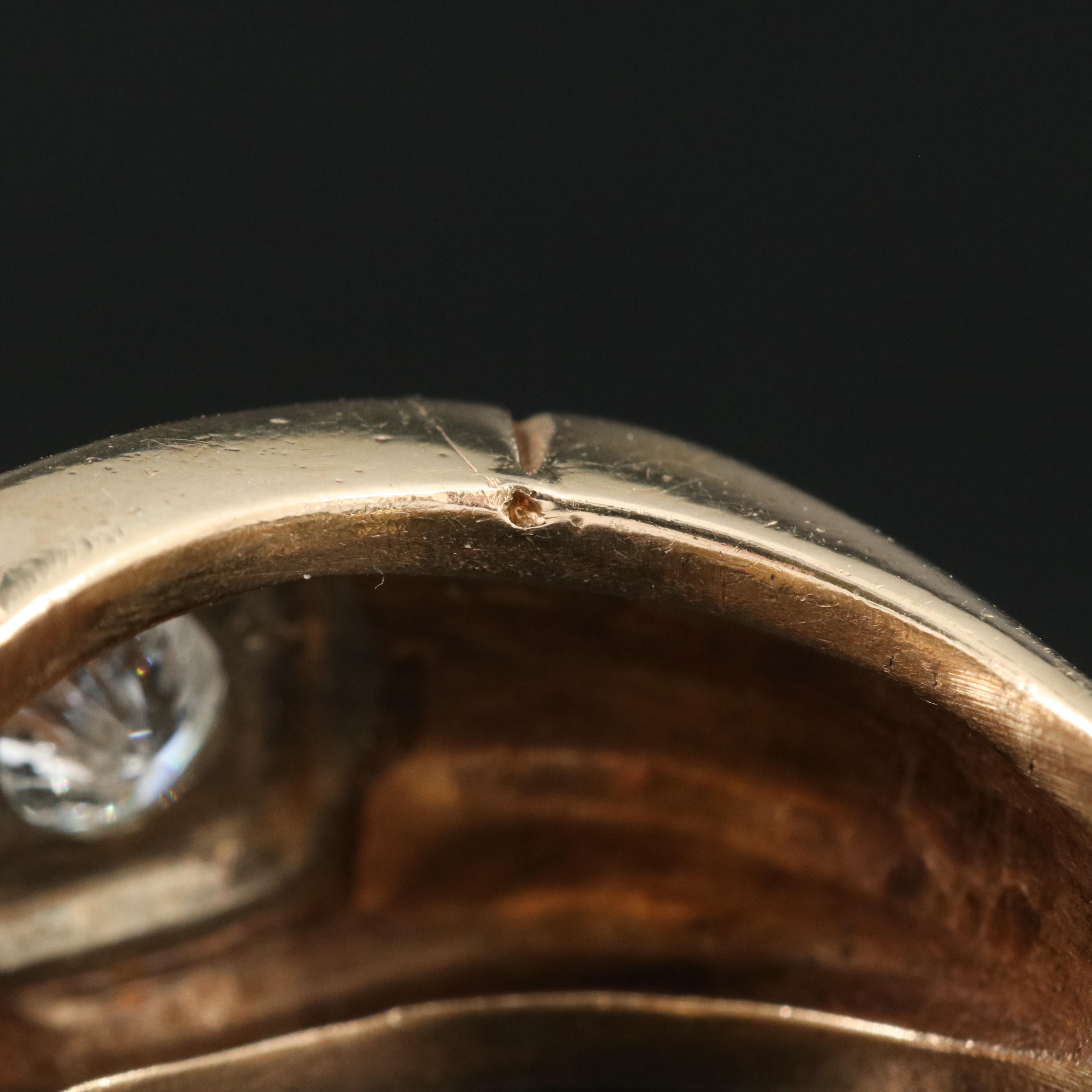 14K 0.30 CT Diamond Ring