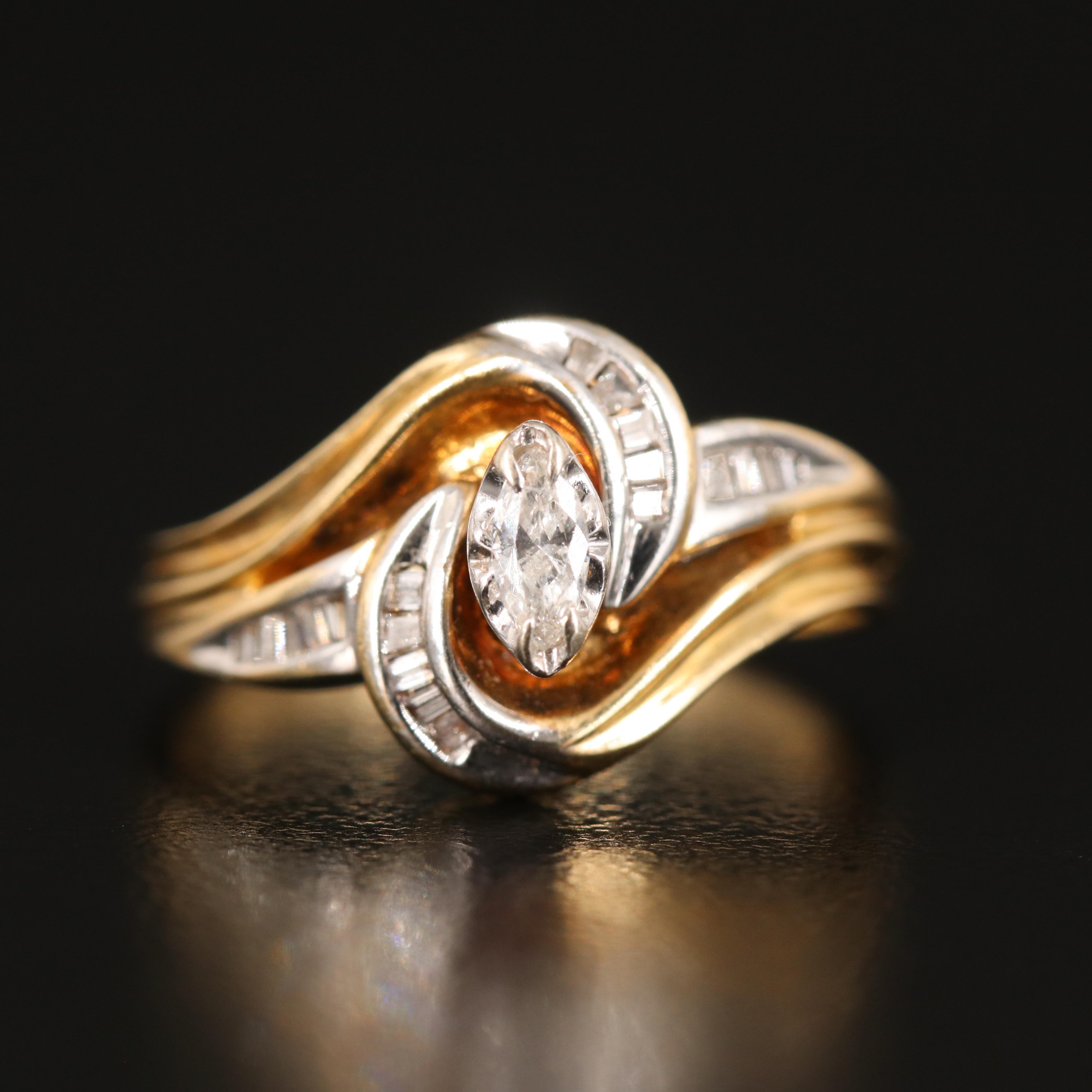 10K 0.23 CTW Diamond Ring