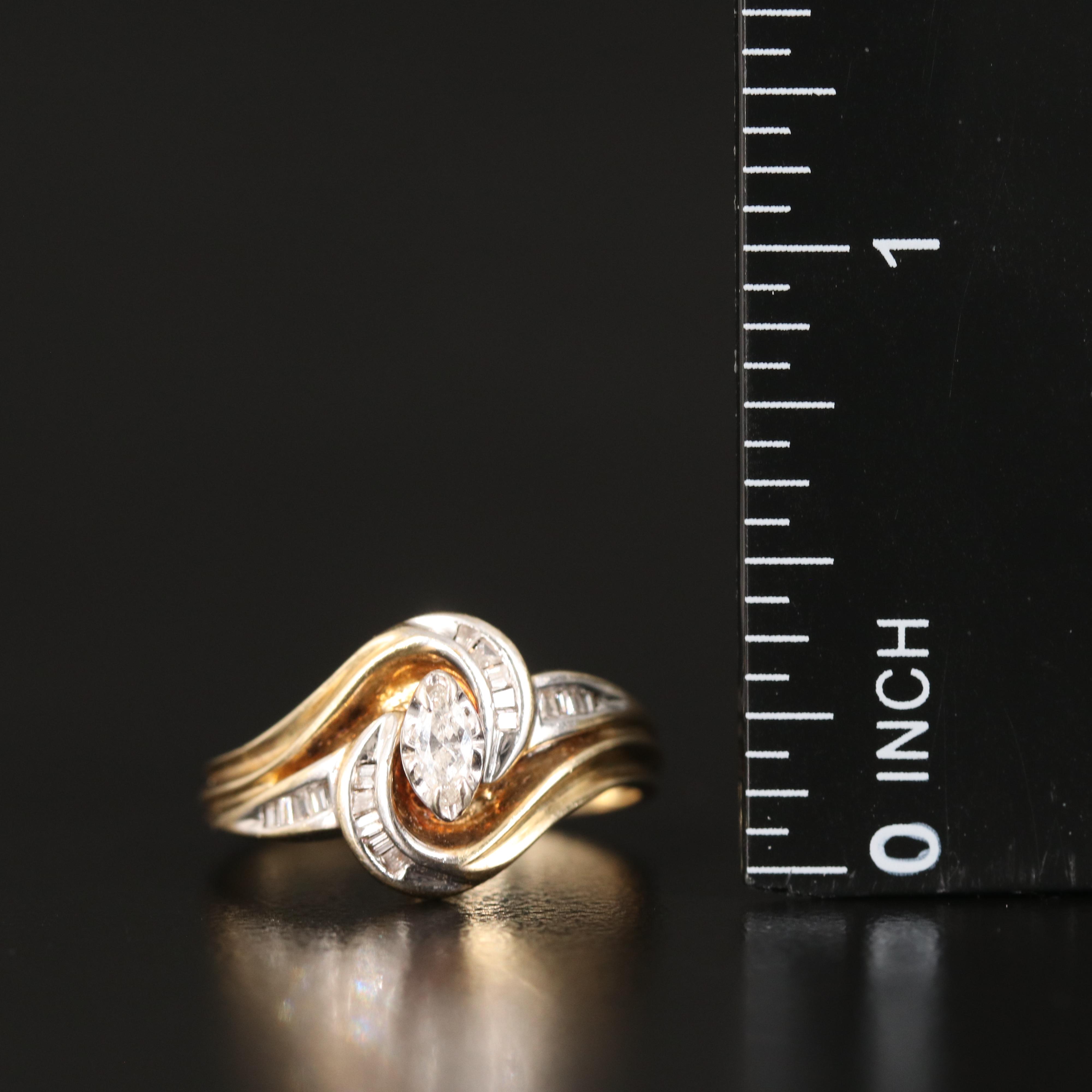 10K 0.23 CTW Diamond Ring