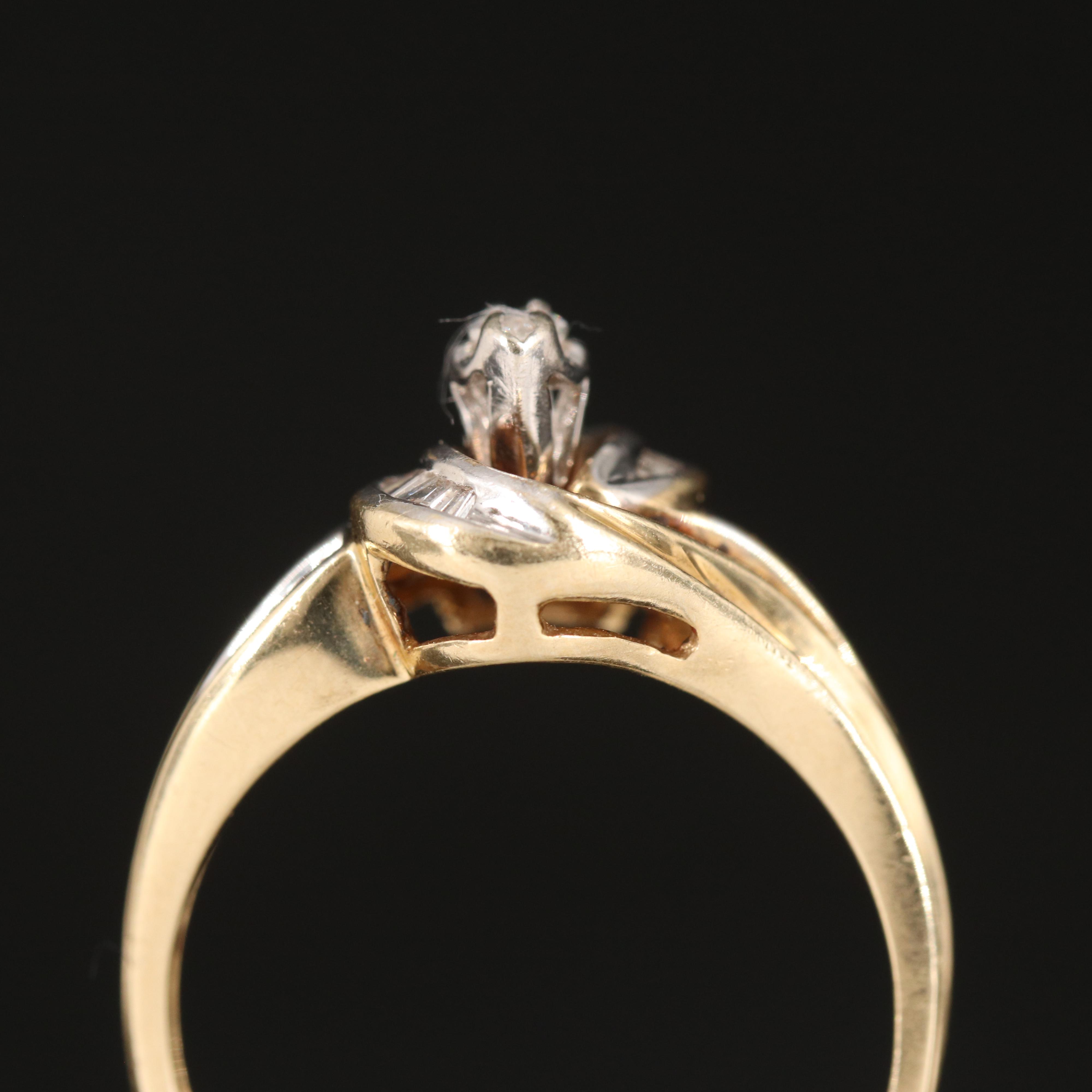 10K 0.23 CTW Diamond Ring