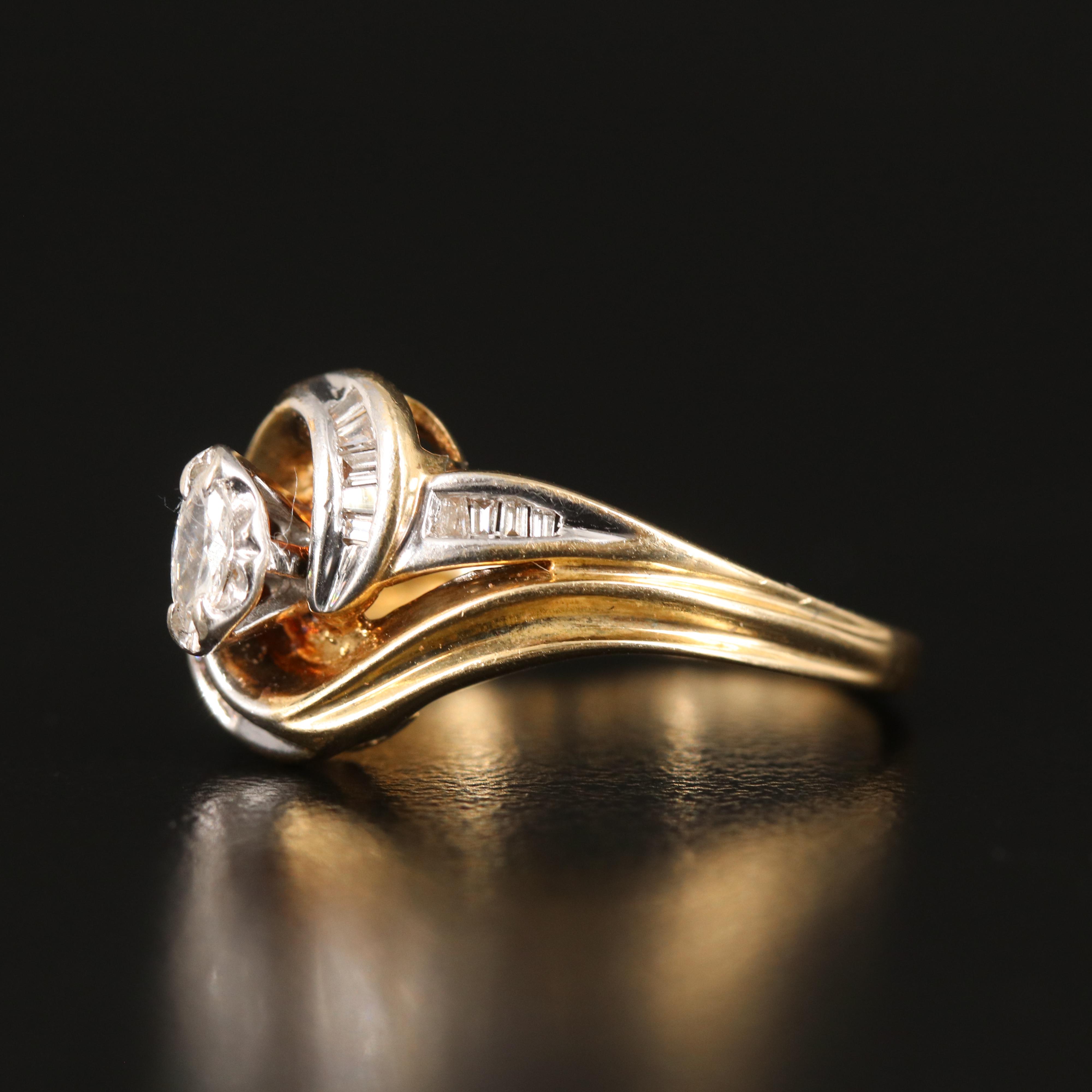 10K 0.23 CTW Diamond Ring