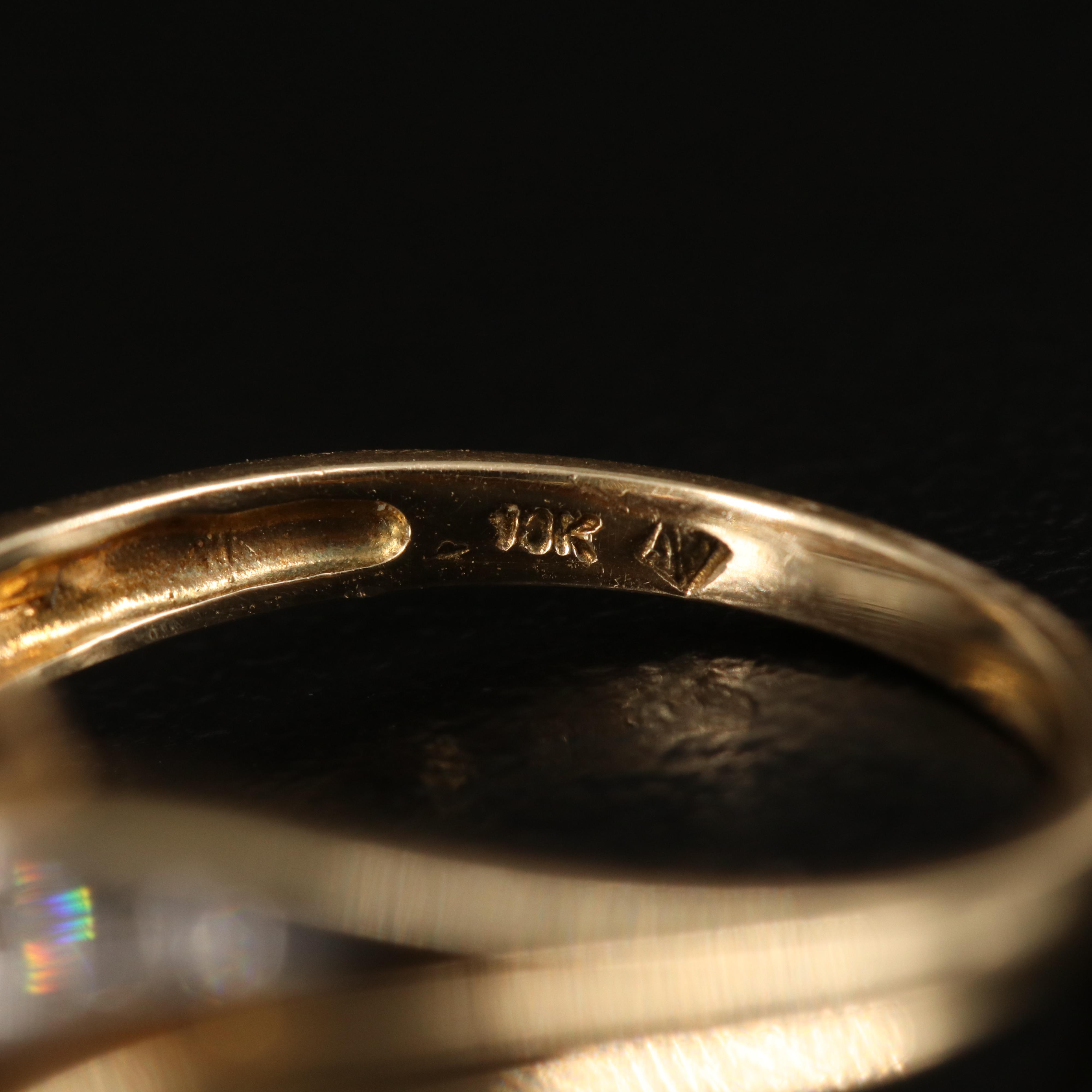 10K 0.23 CTW Diamond Ring