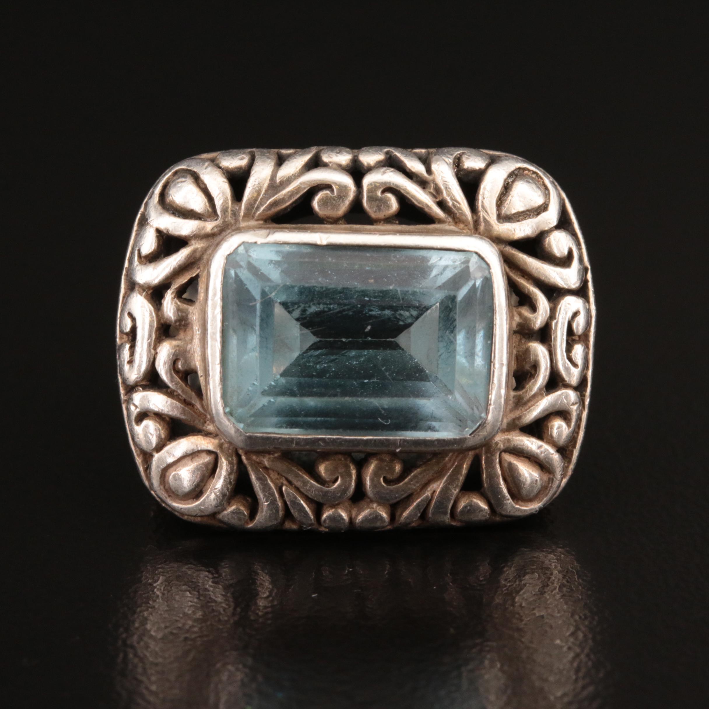 Sterling Sky Blue Topaz Ring