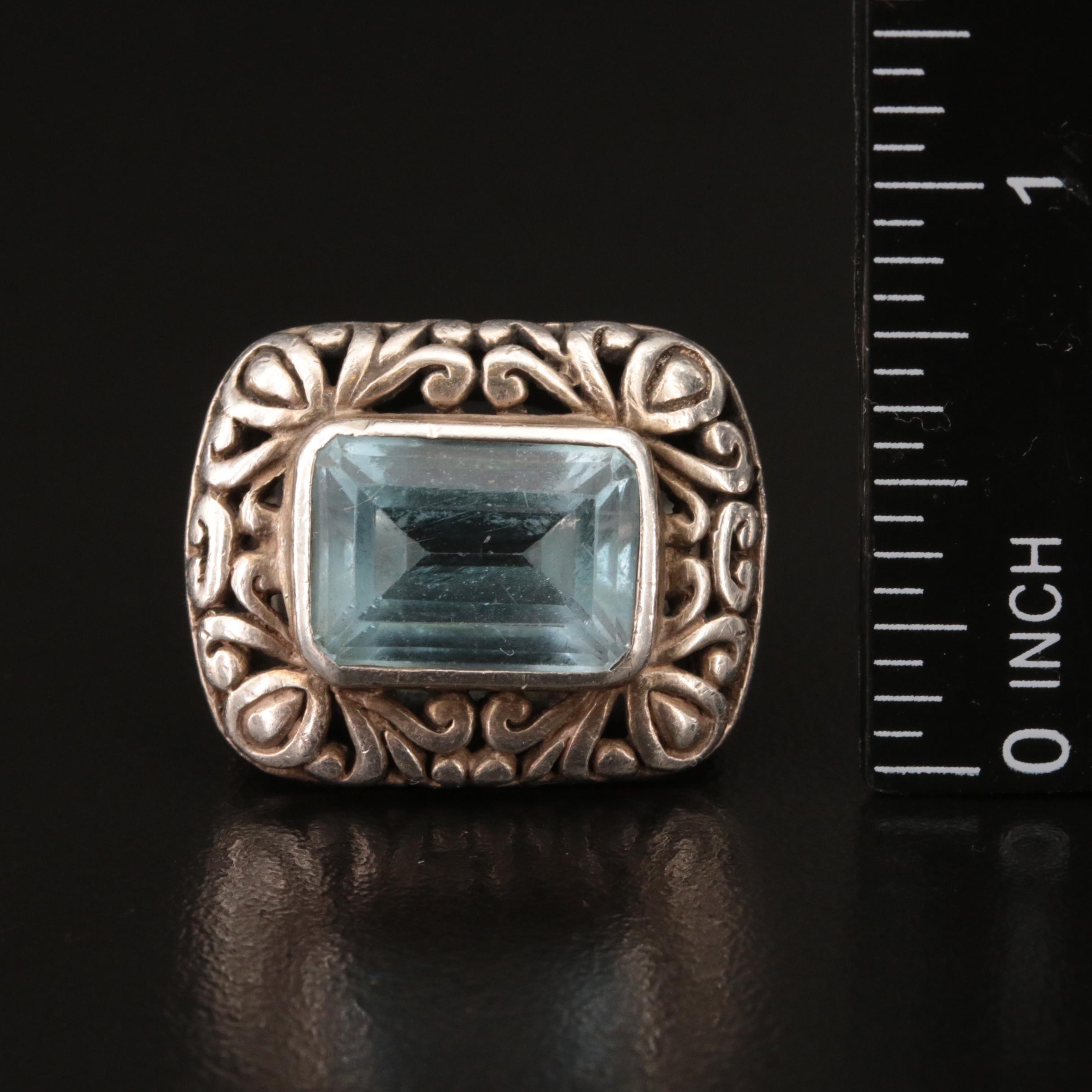 Sterling Sky Blue Topaz Ring