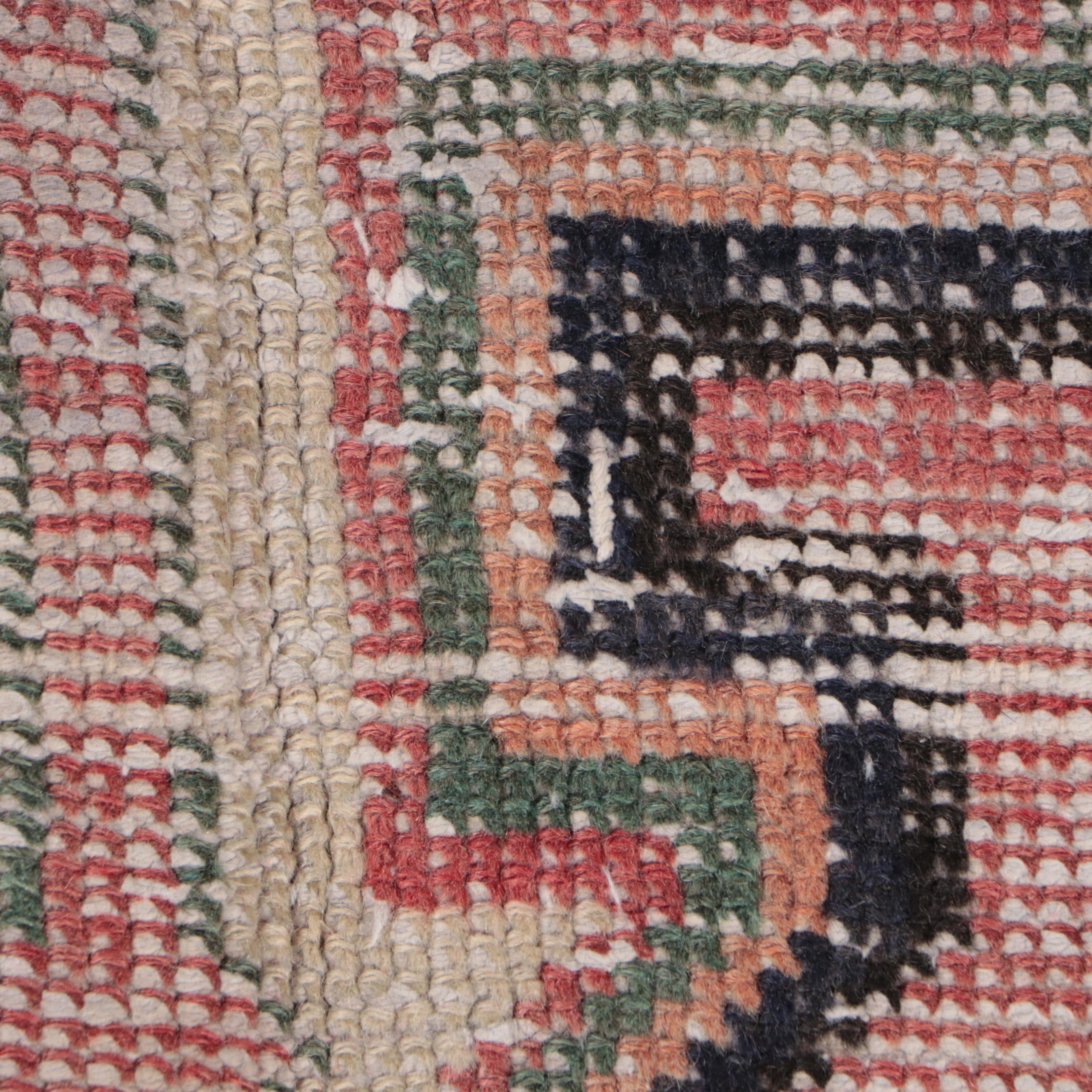 4'3 x 7'3 Hand-Knotted Caucasian Kazak Area Rug