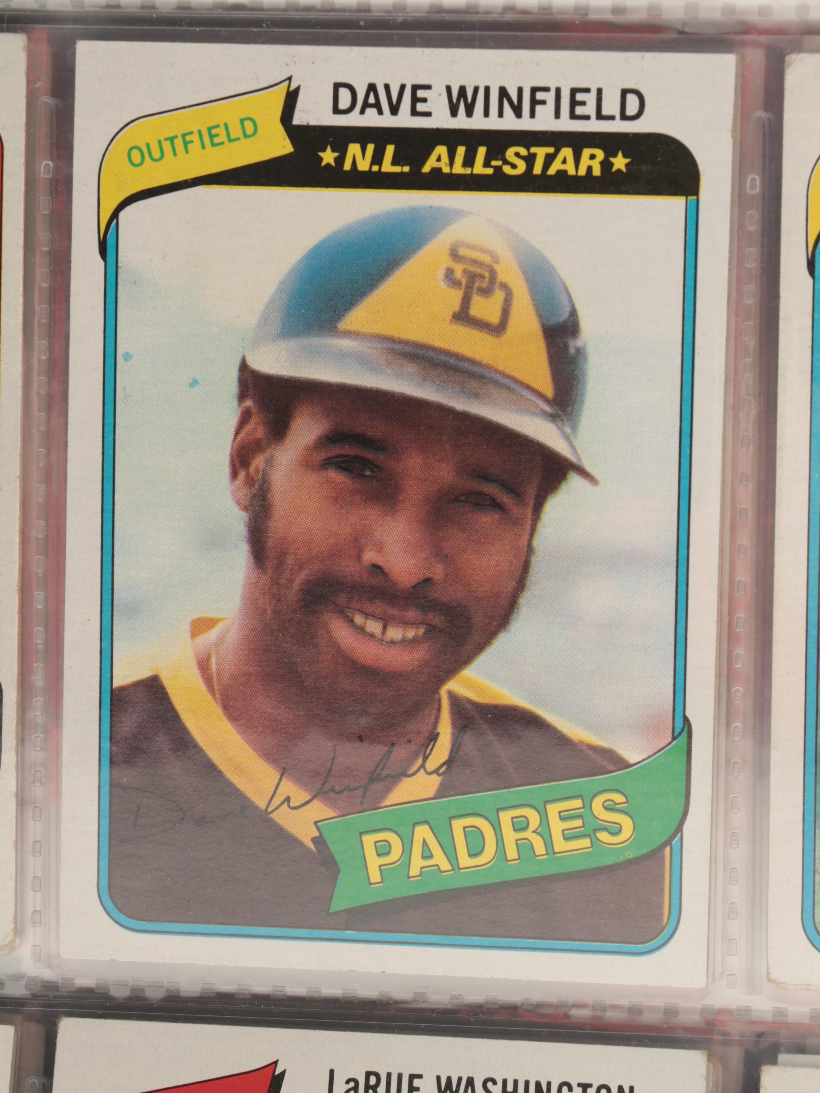 1980 Topps Baseball Cards Complete Set Including Henderson Rookie