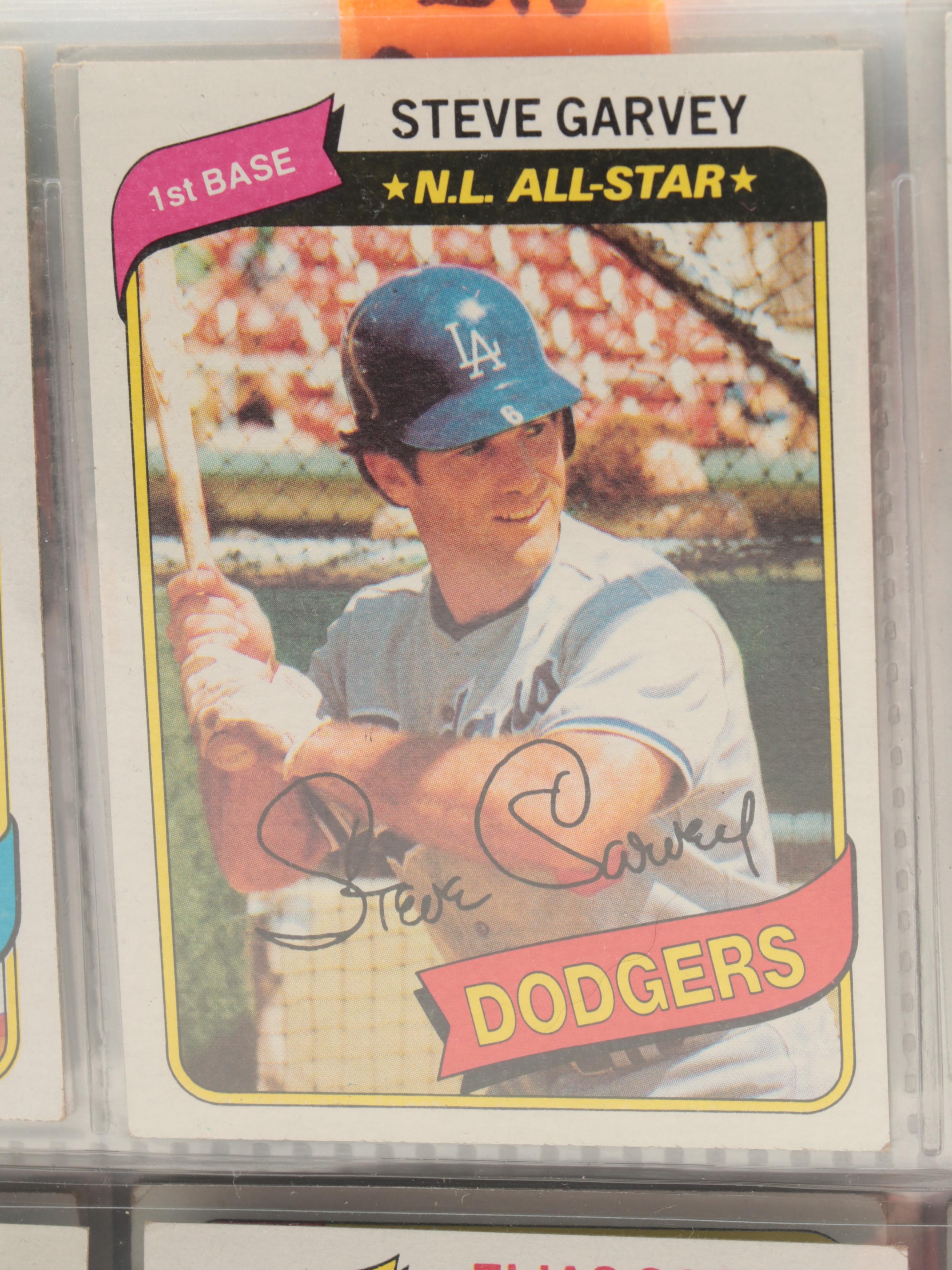 1980 Topps Baseball Cards Complete Set Including Henderson Rookie