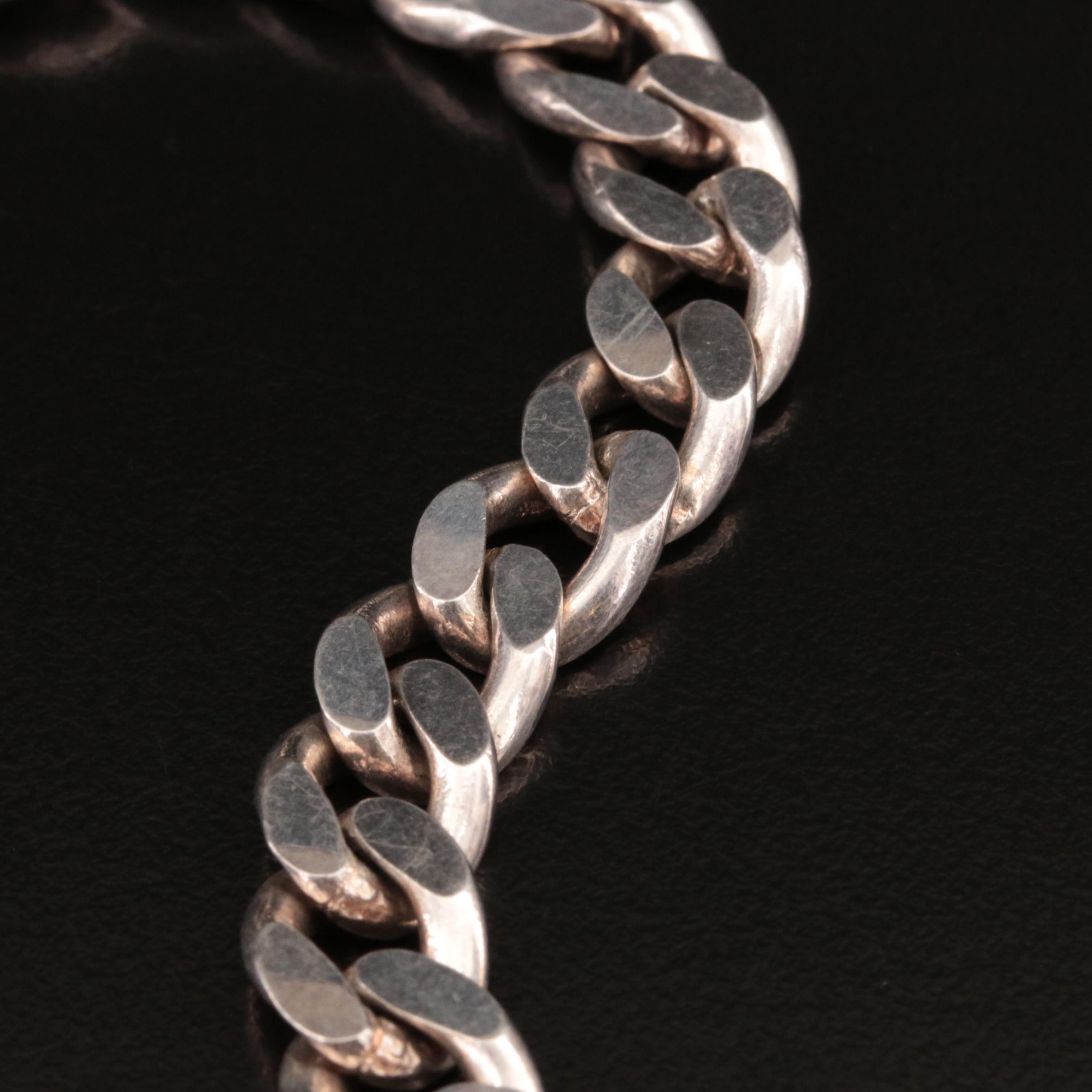 Italian Sterling Curb Link Bracelet