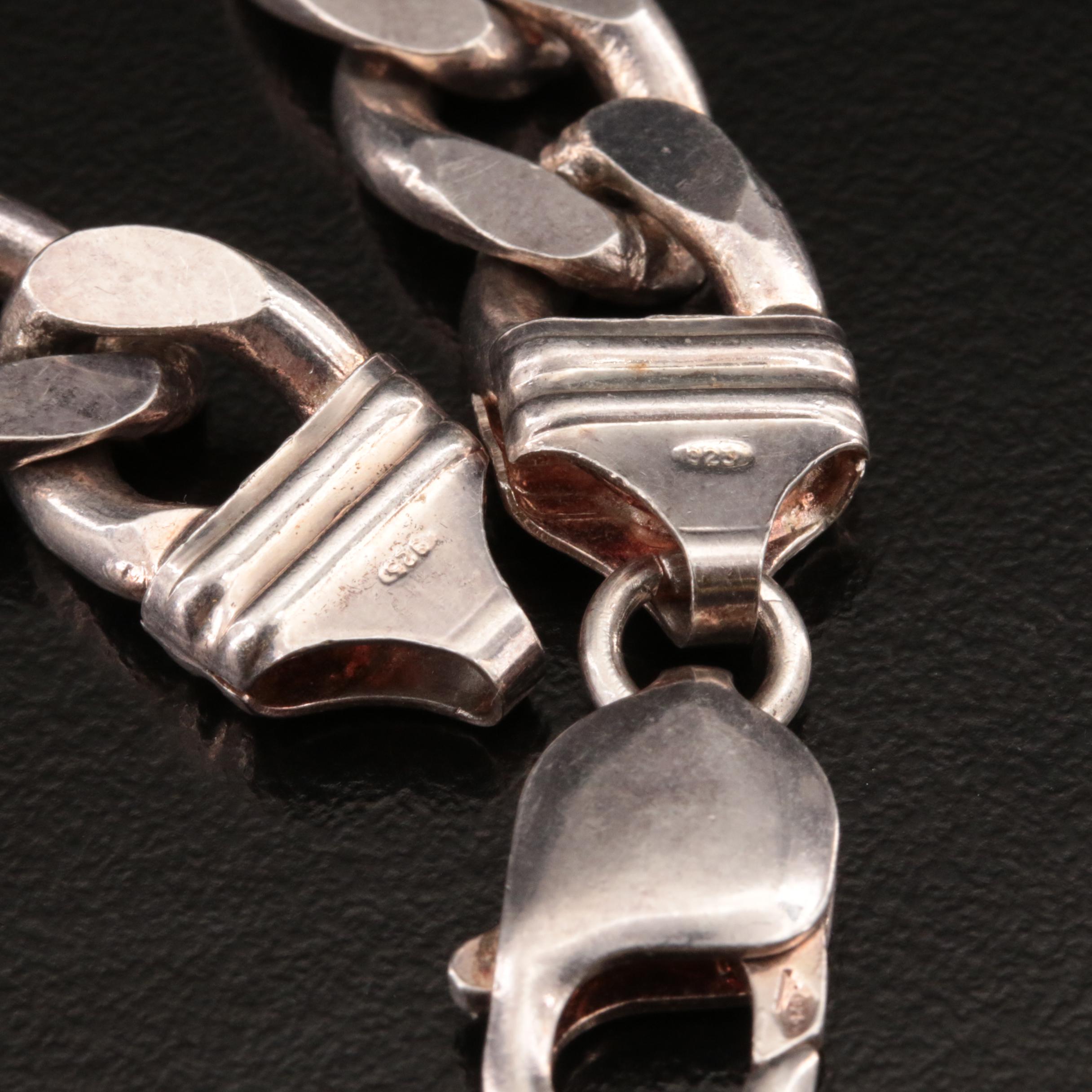 Italian Sterling Curb Link Bracelet