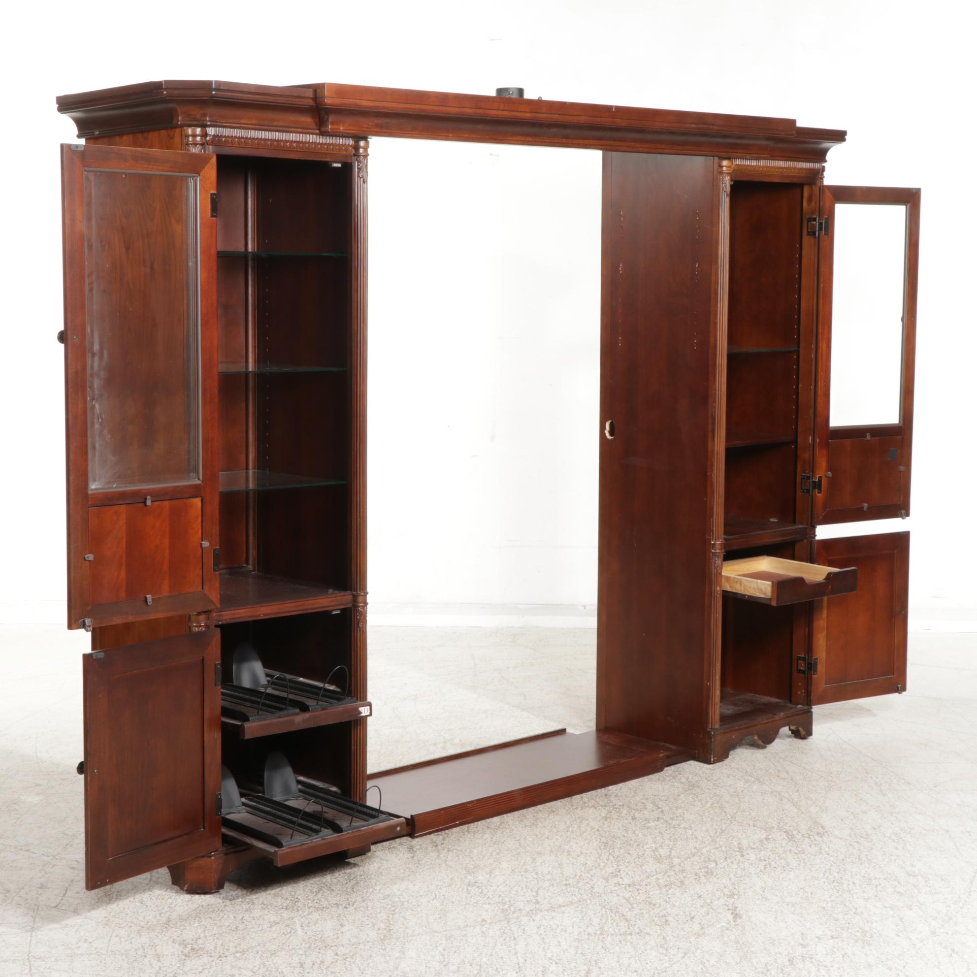 Whalen Furniture "Chateau Collection" Entertainment Cabinet System