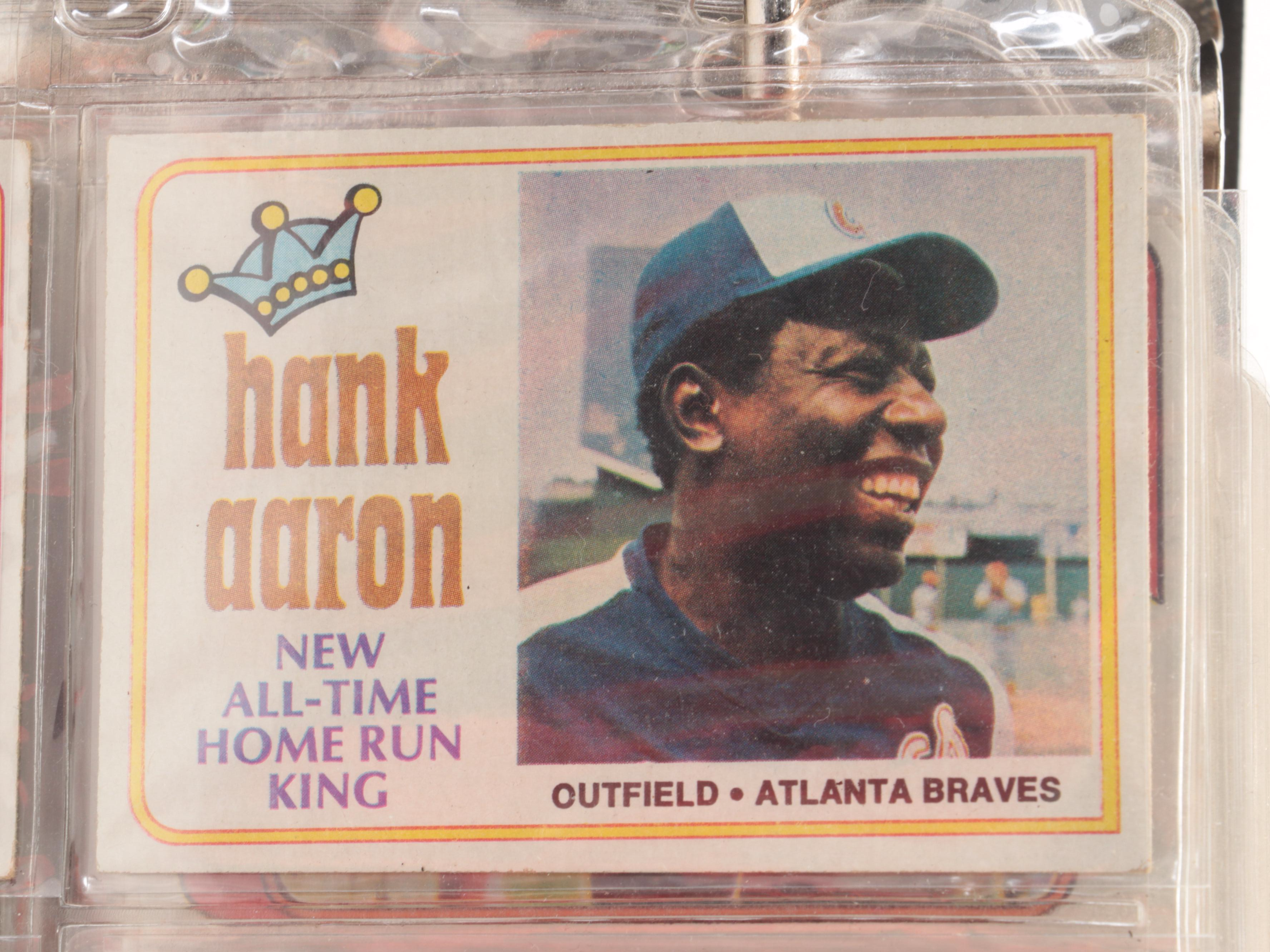 1974 Topps Baseball Cards Complete Set Including Complete Traded Card Set