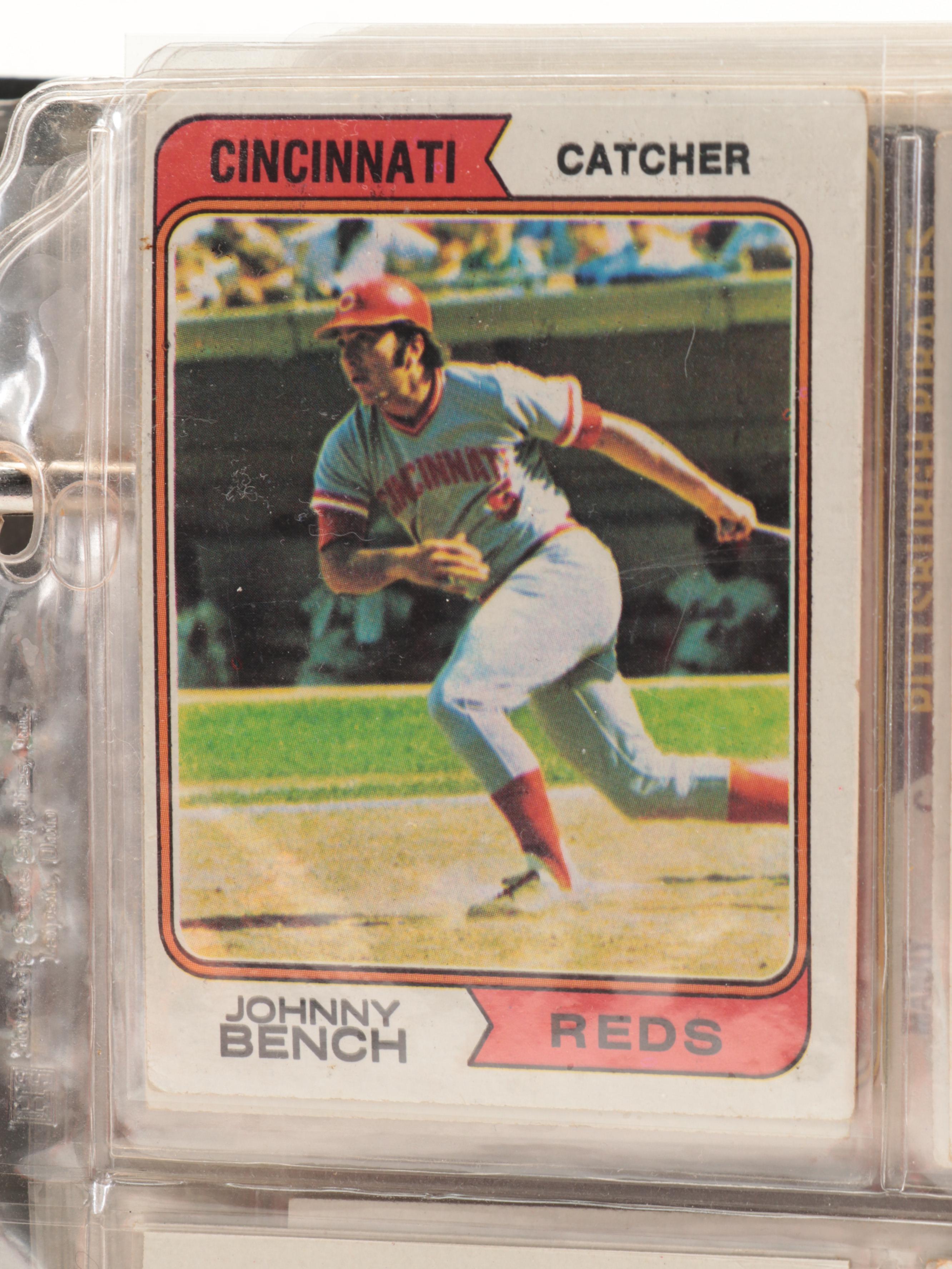 1974 Topps Baseball Cards Complete Set Including Complete Traded Card Set