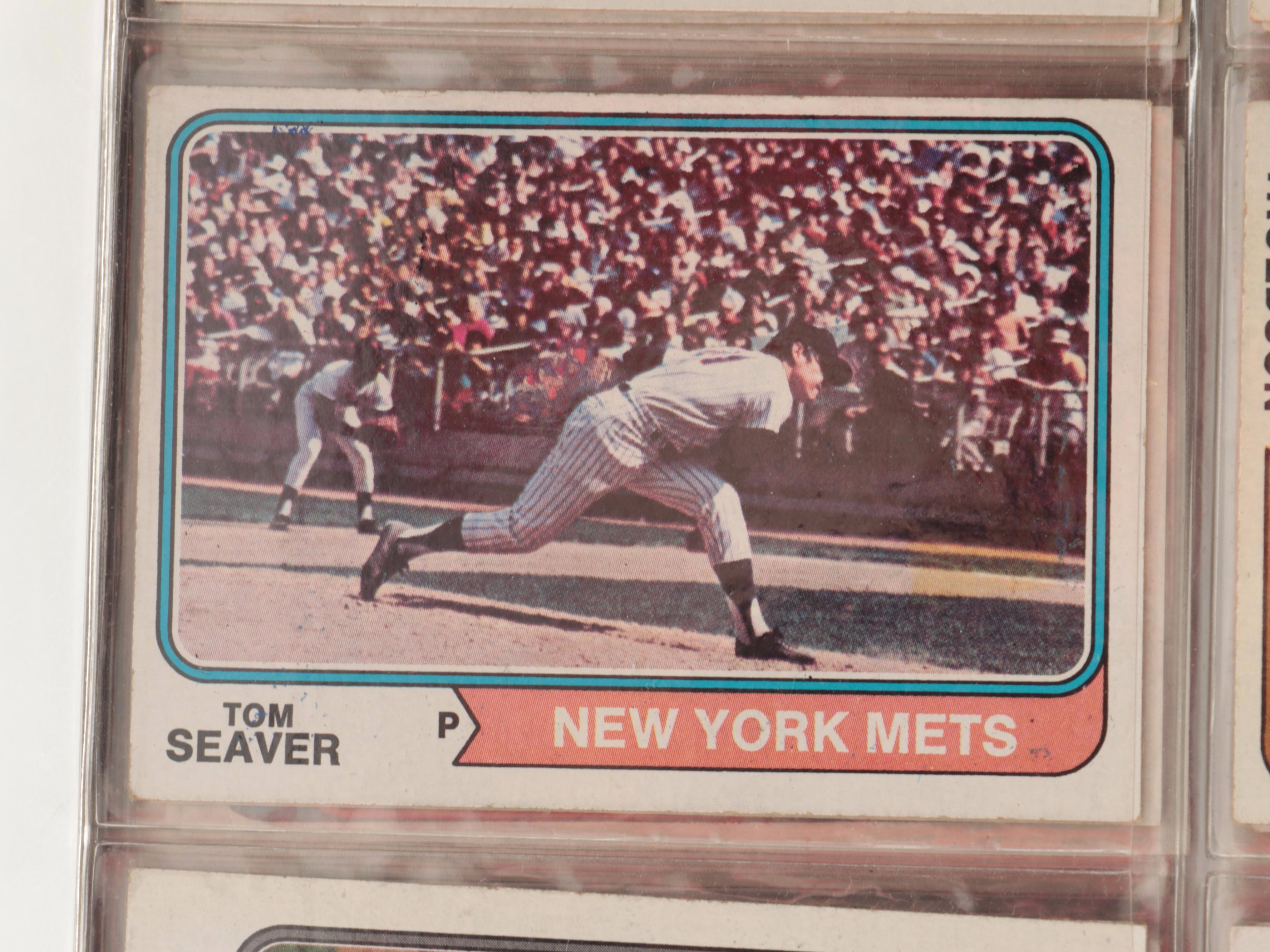 1974 Topps Baseball Cards Complete Set Including Complete Traded Card Set