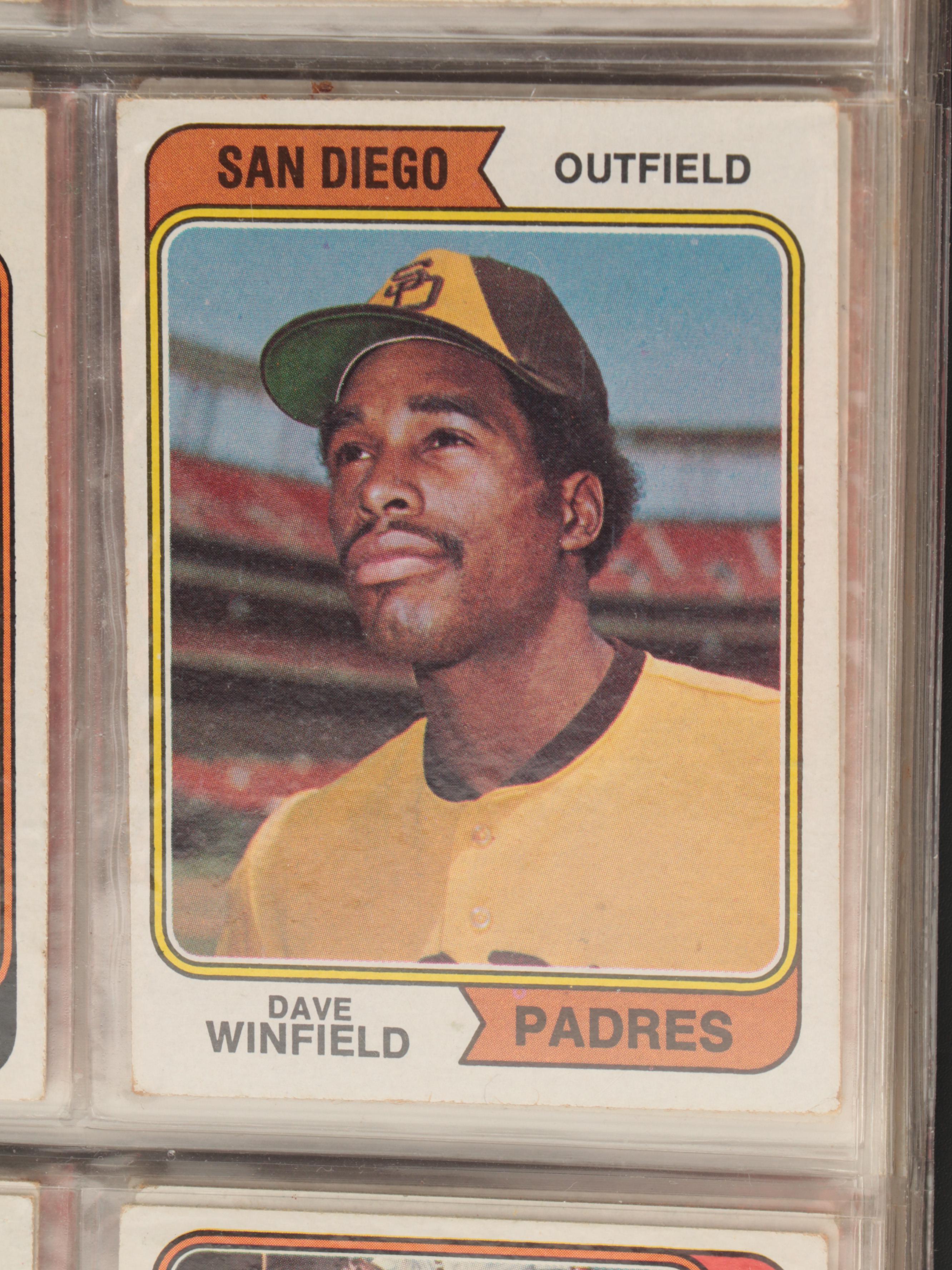 1974 Topps Baseball Cards Complete Set Including Complete Traded Card Set