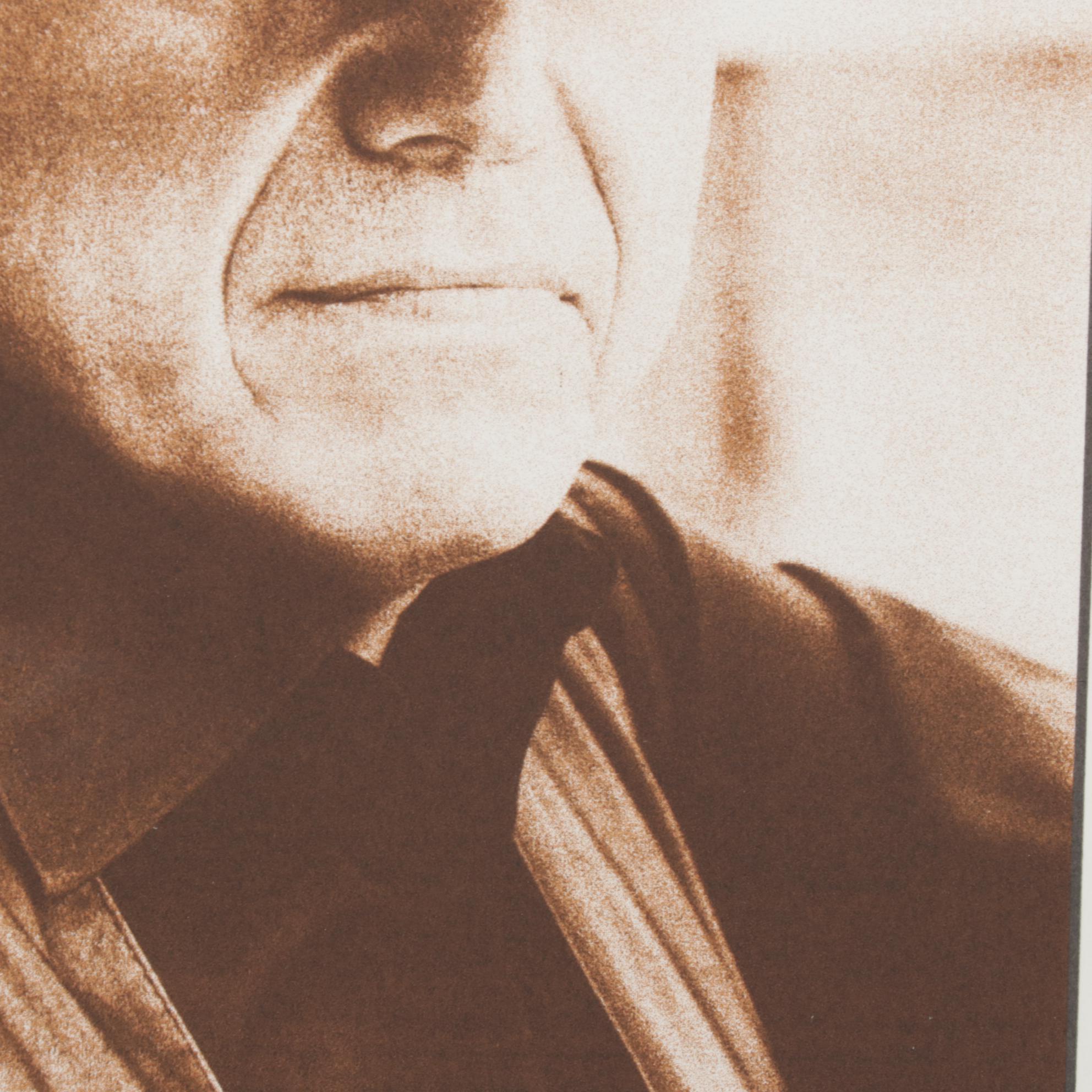 John Nieto Serigraph of Artist's Portrait, 1996