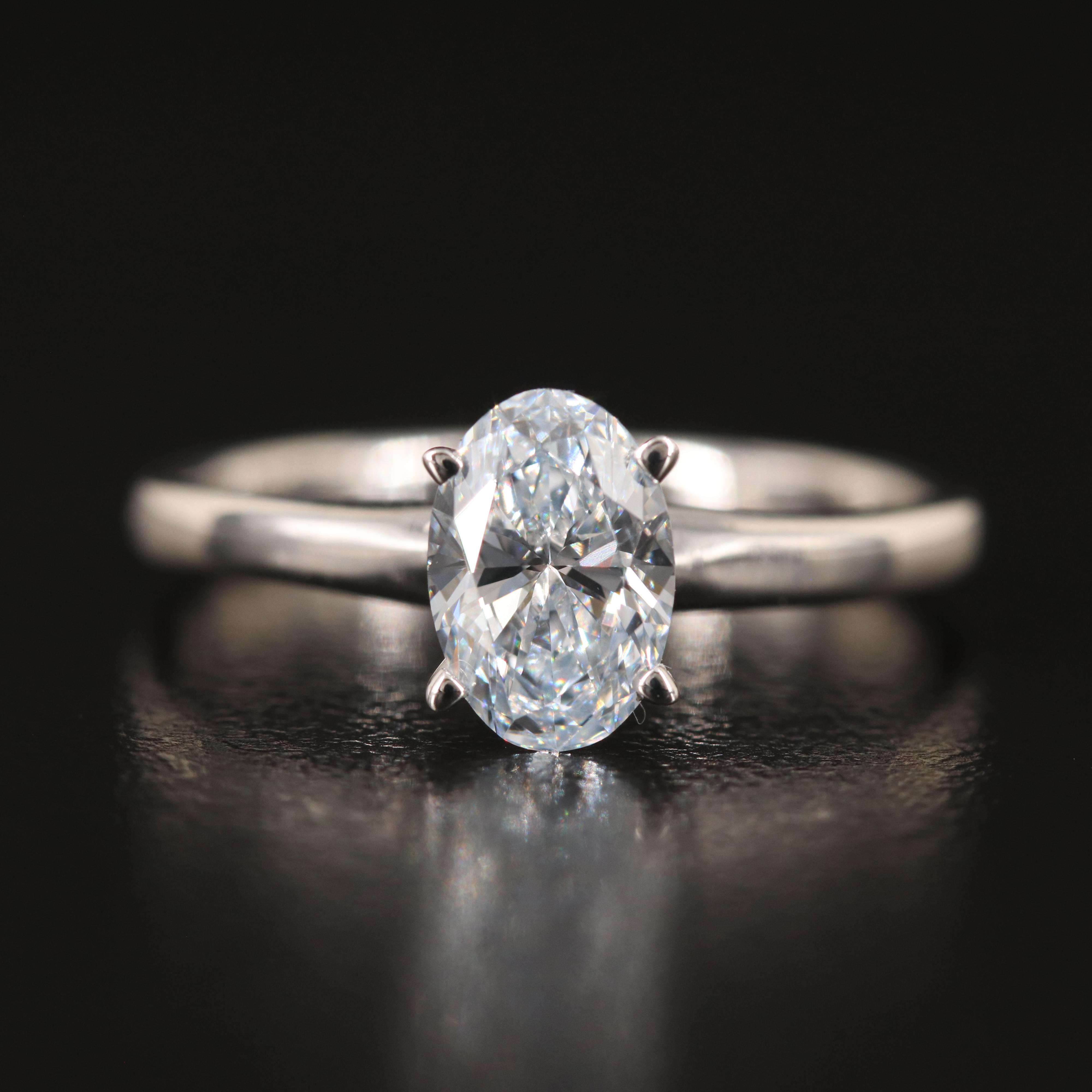14K 0.89 CT Lab Grown Diamond Ring