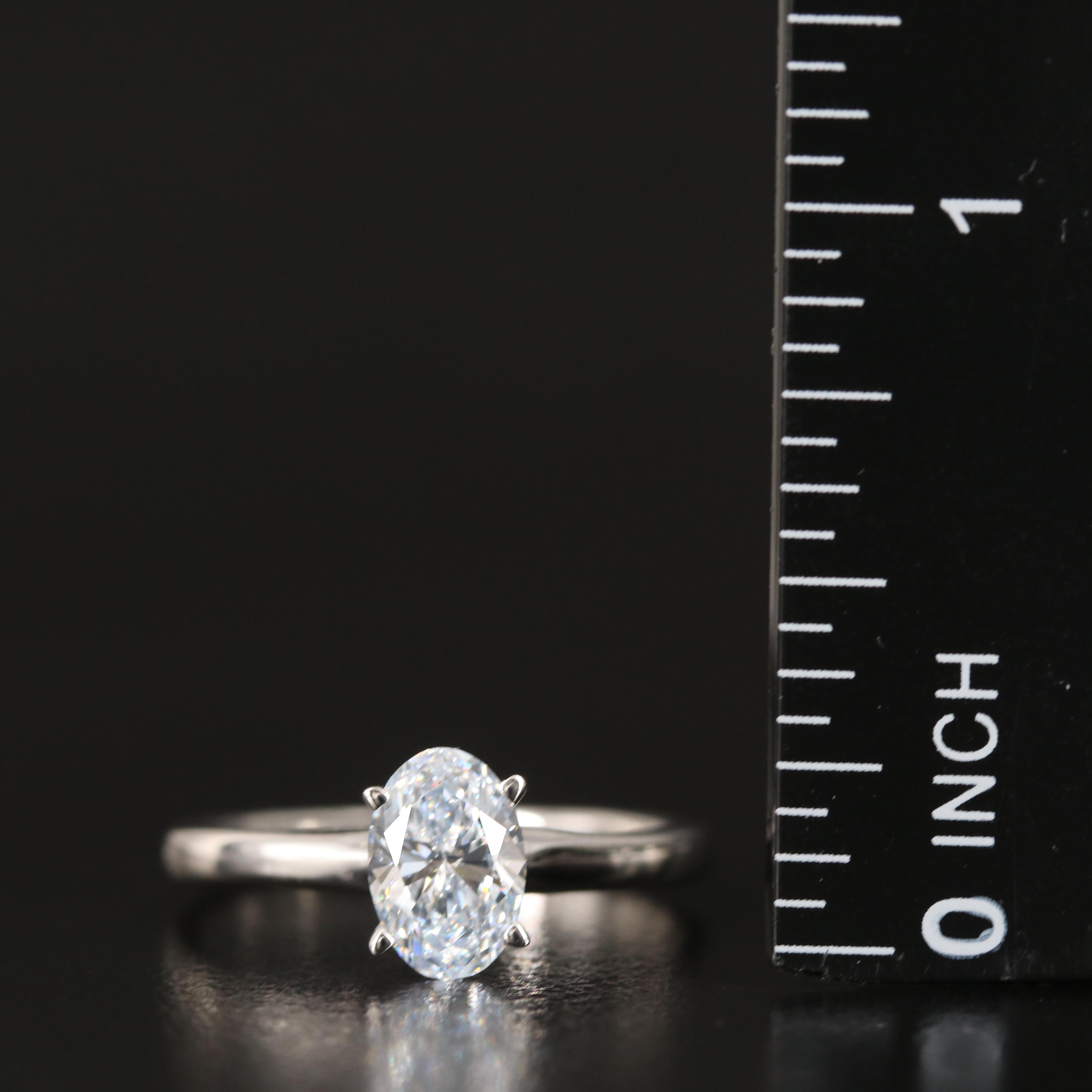 14K 0.89 CT Lab Grown Diamond Ring
