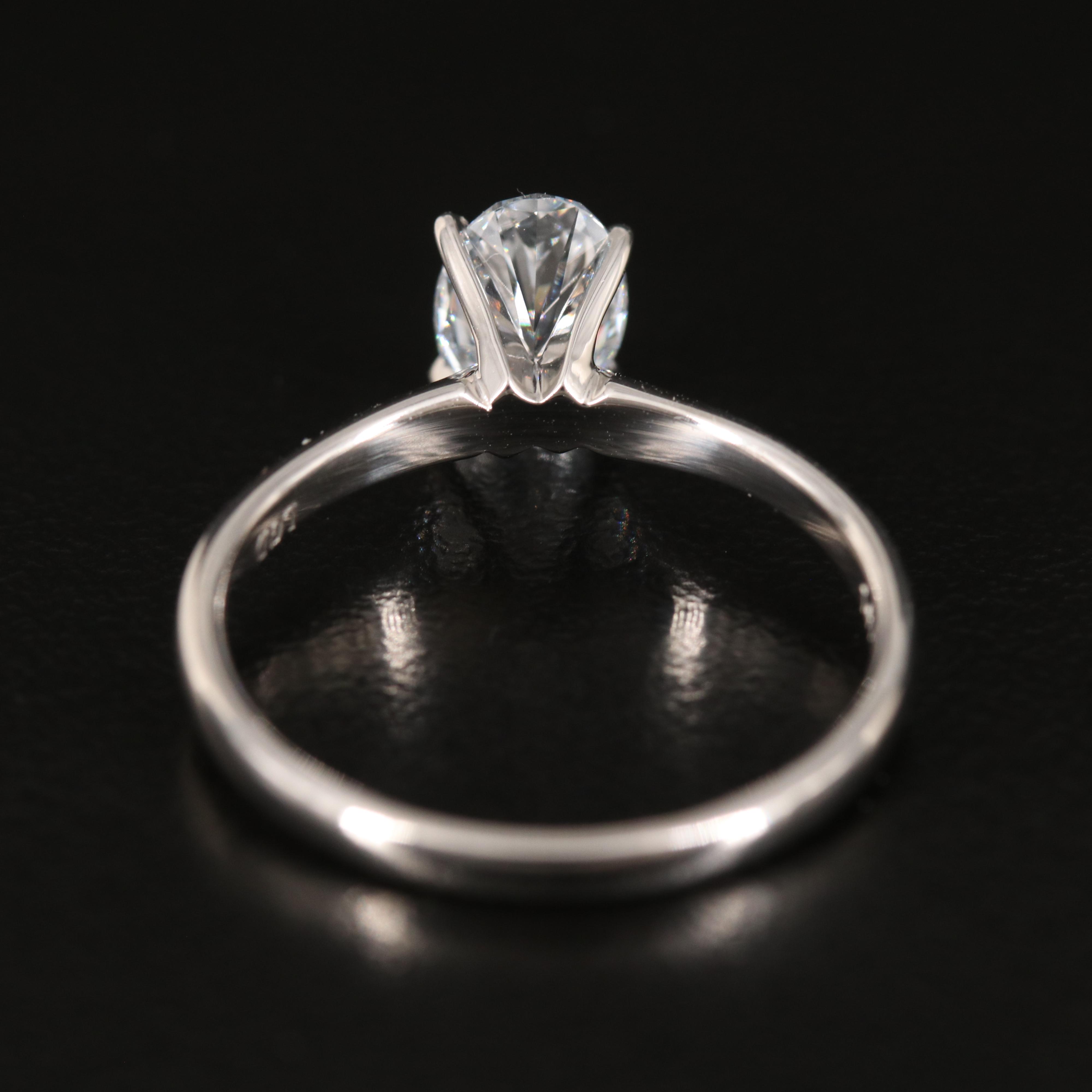 14K 0.89 CT Lab Grown Diamond Ring
