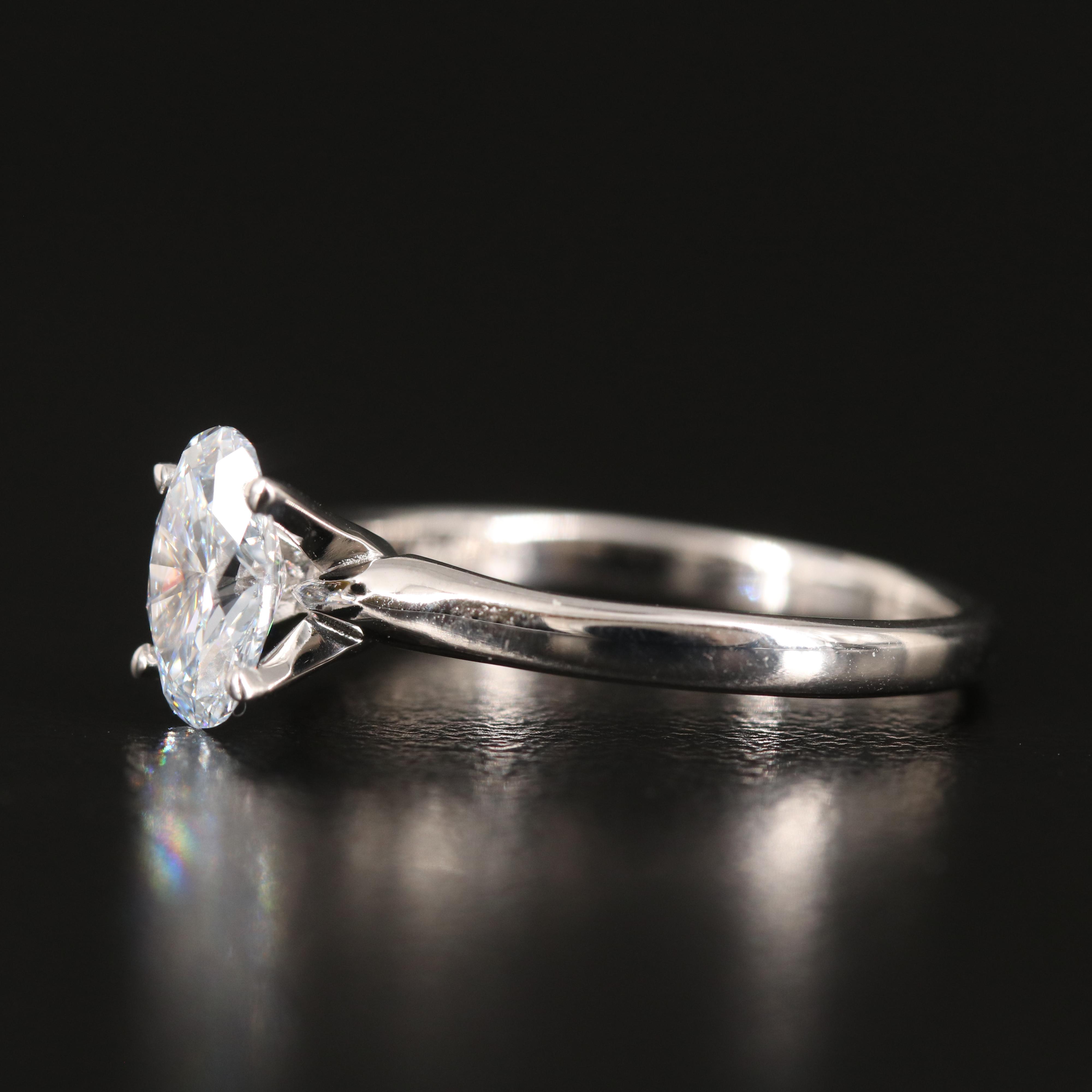14K 0.89 CT Lab Grown Diamond Ring