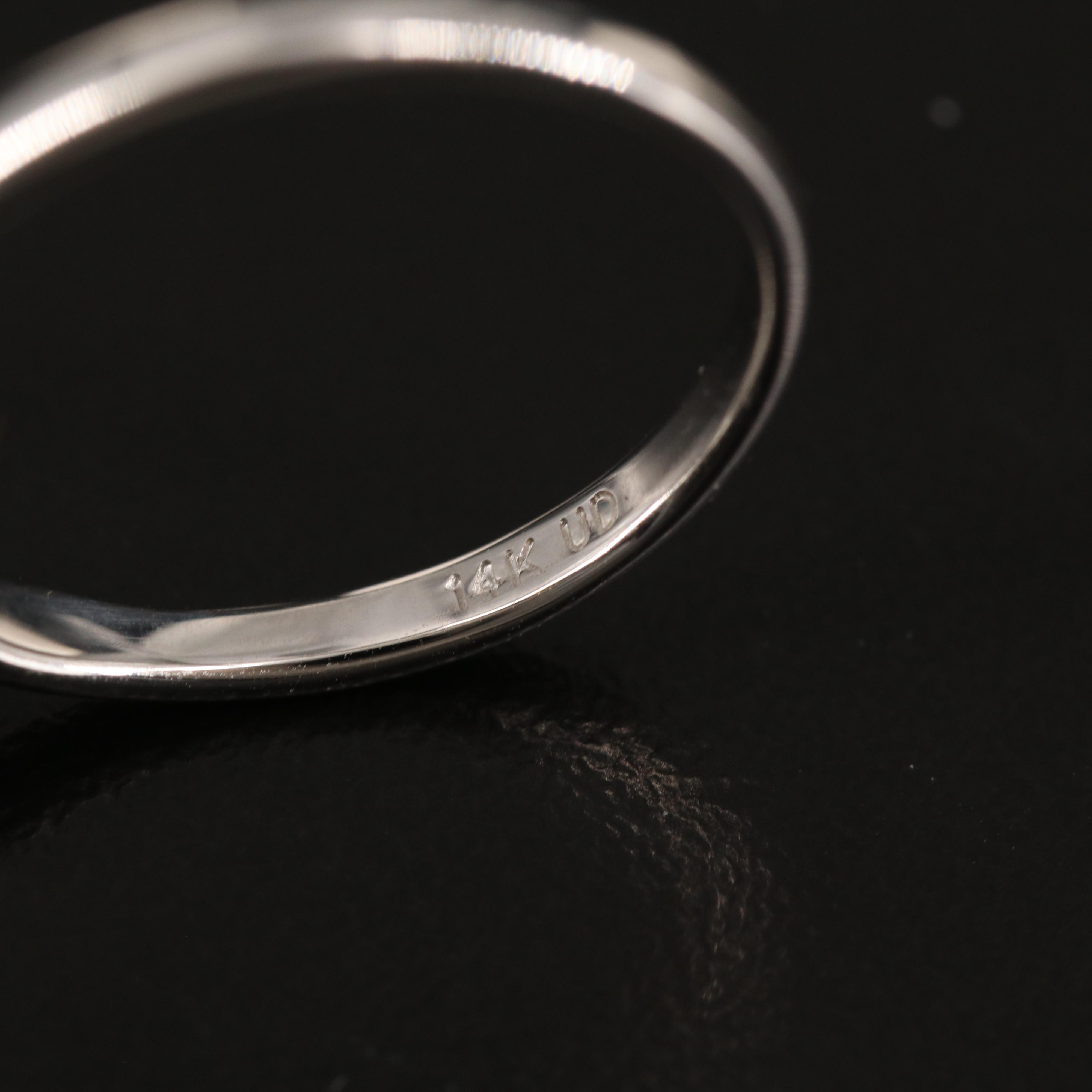 14K 0.89 CT Lab Grown Diamond Ring