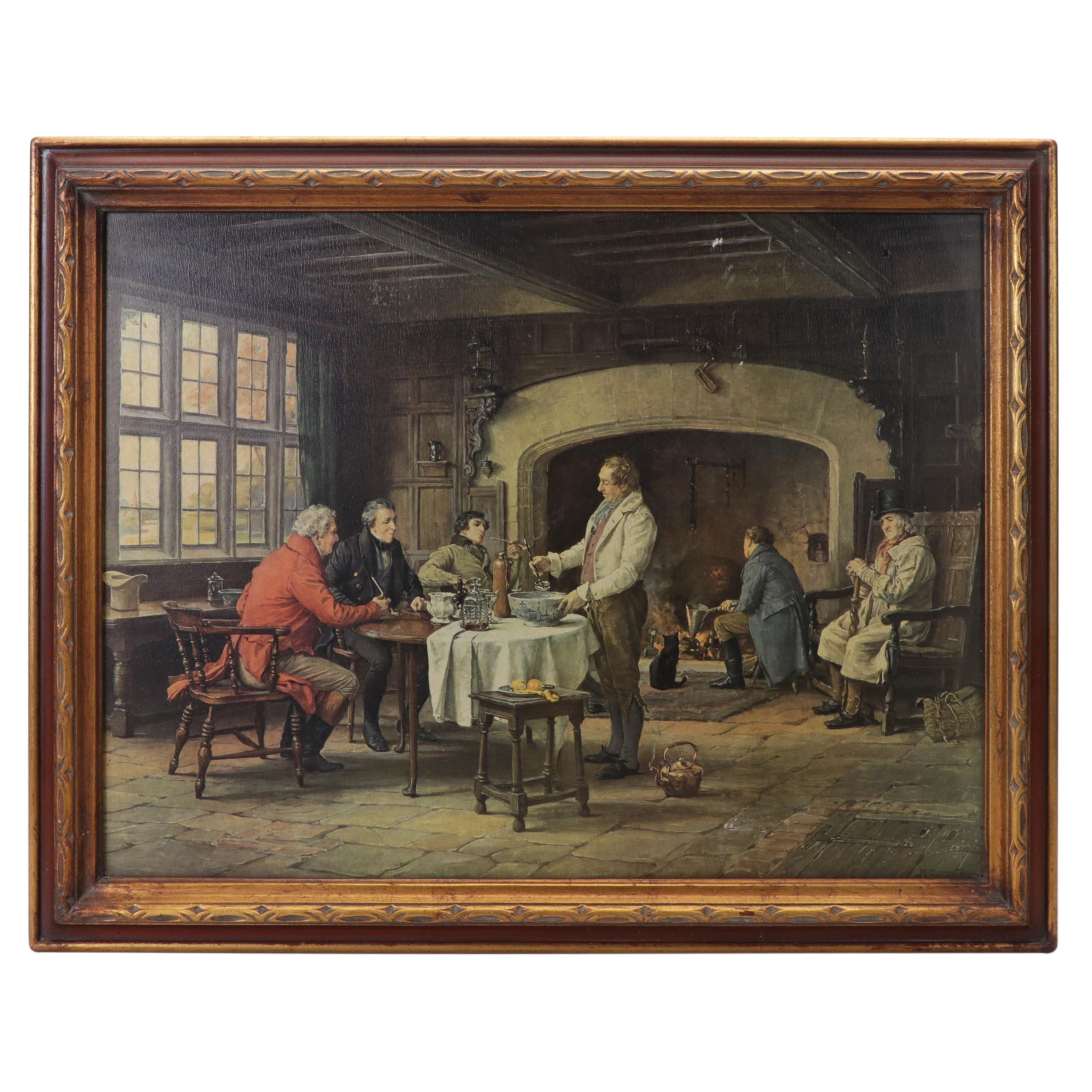 Offset Lithograph After Margaret Dovaston "Landlord's Brew," Circa 1970