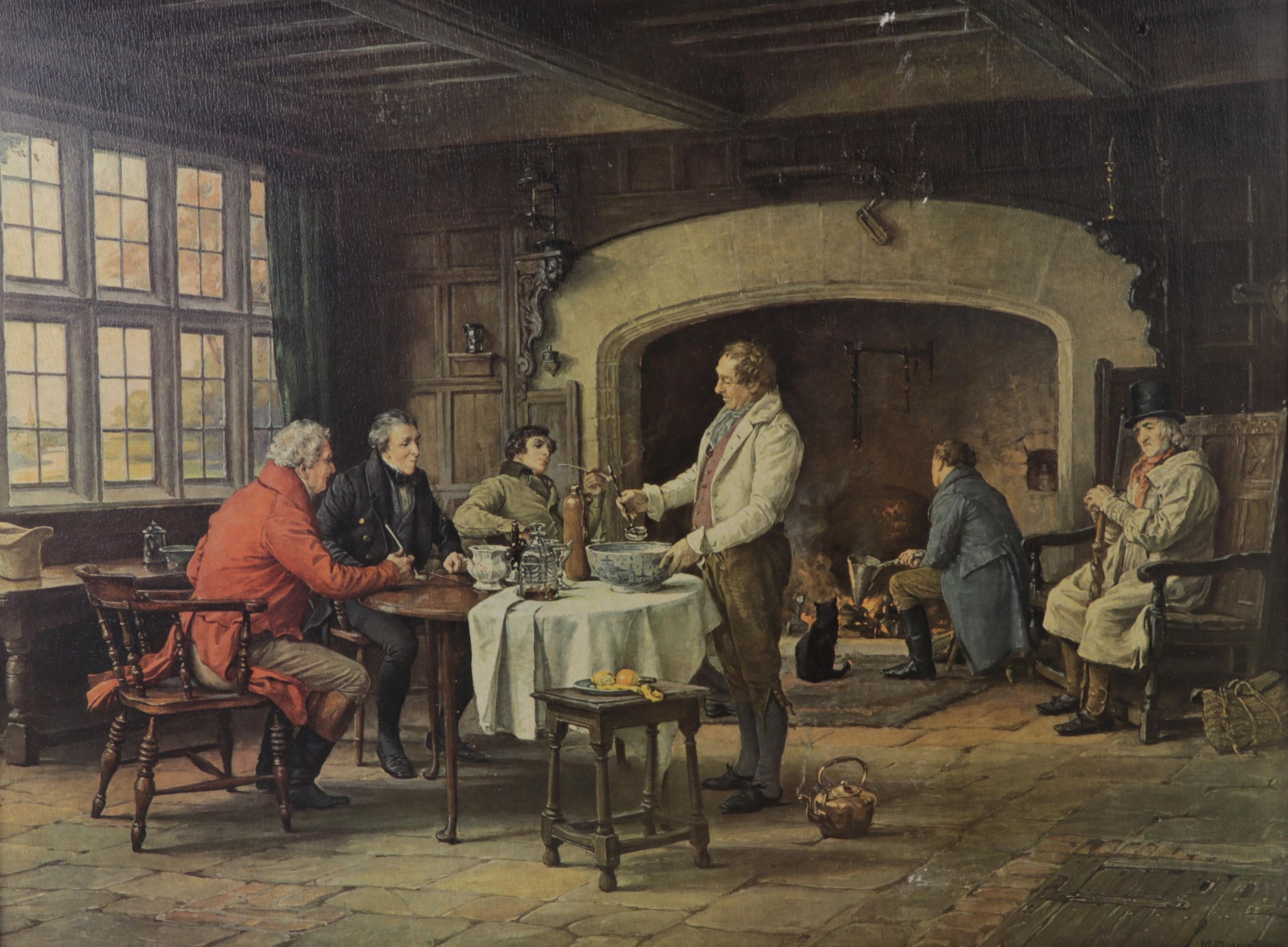 Offset Lithograph After Margaret Dovaston "Landlord's Brew," Circa 1970