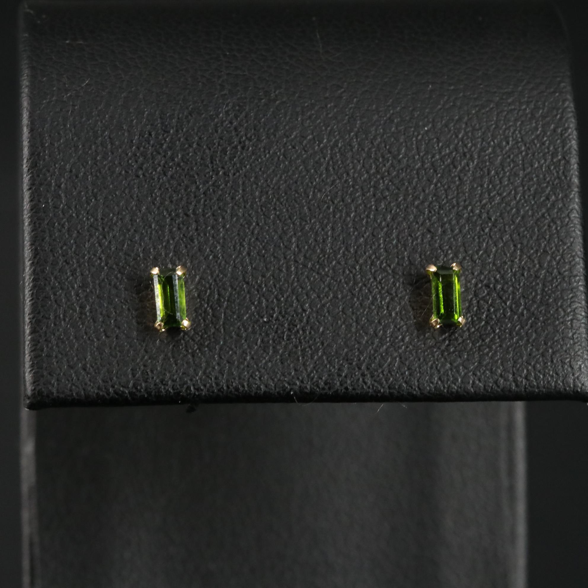 18K 0.30 CTW Diopside Earrings