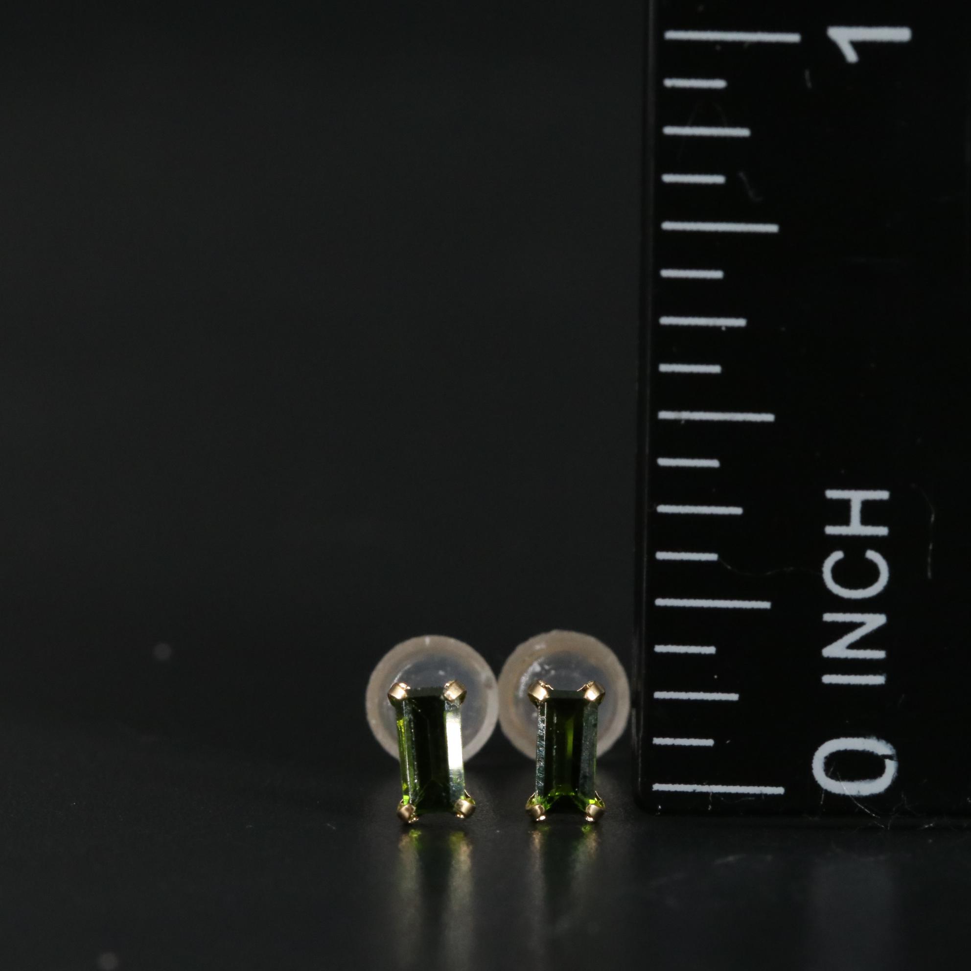 18K 0.30 CTW Diopside Earrings