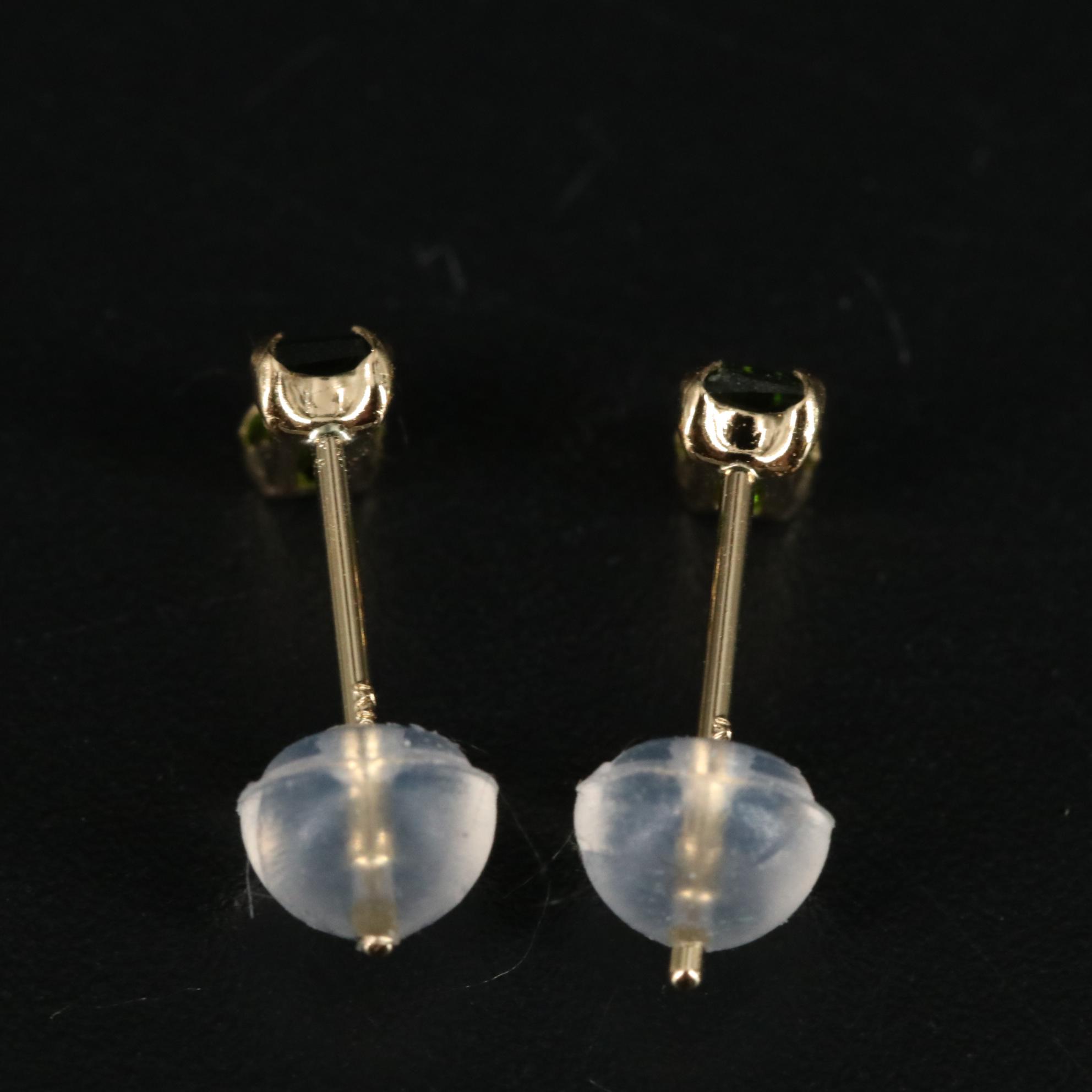 18K 0.30 CTW Diopside Earrings