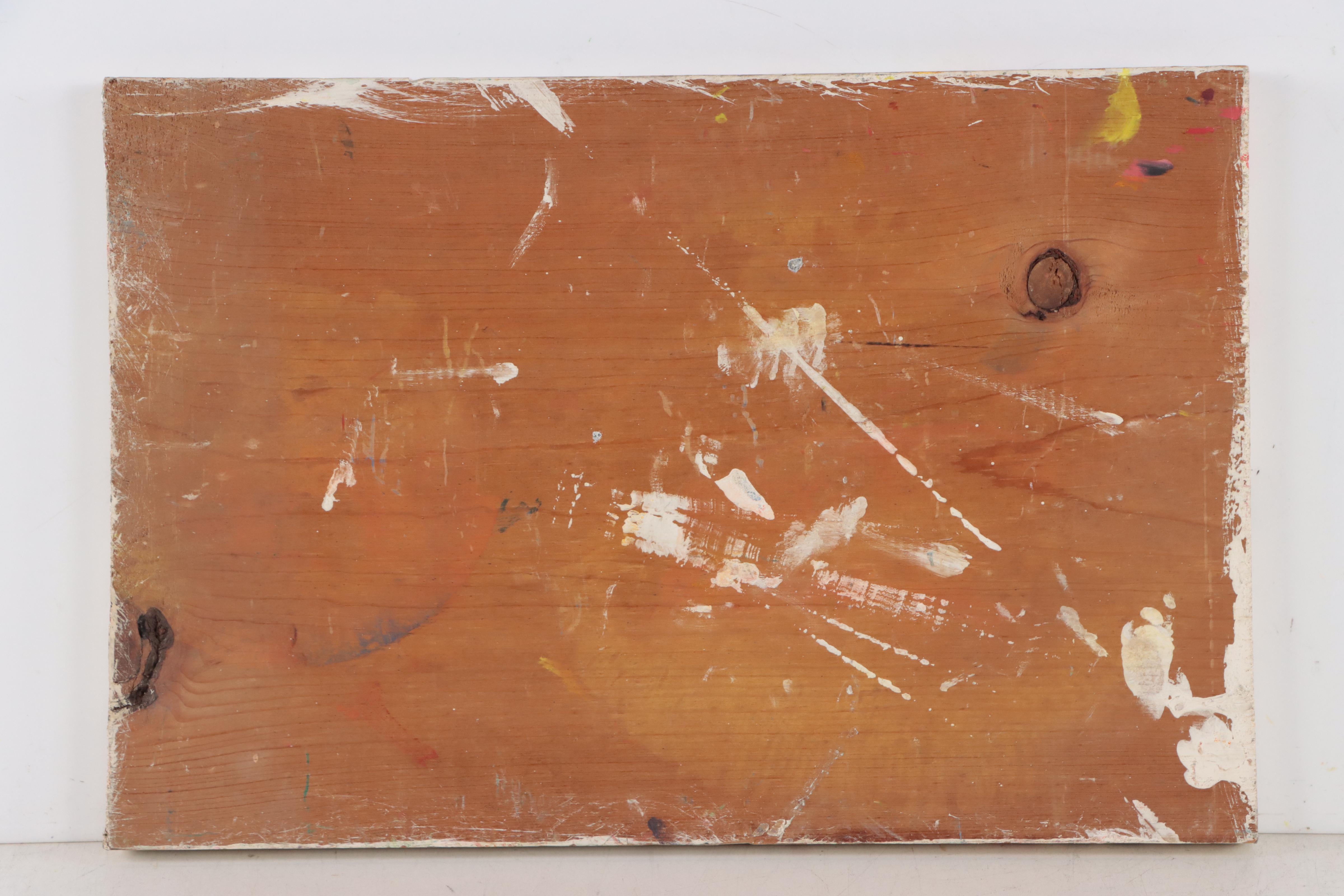 Chuck Barr Abstract Oil Painting