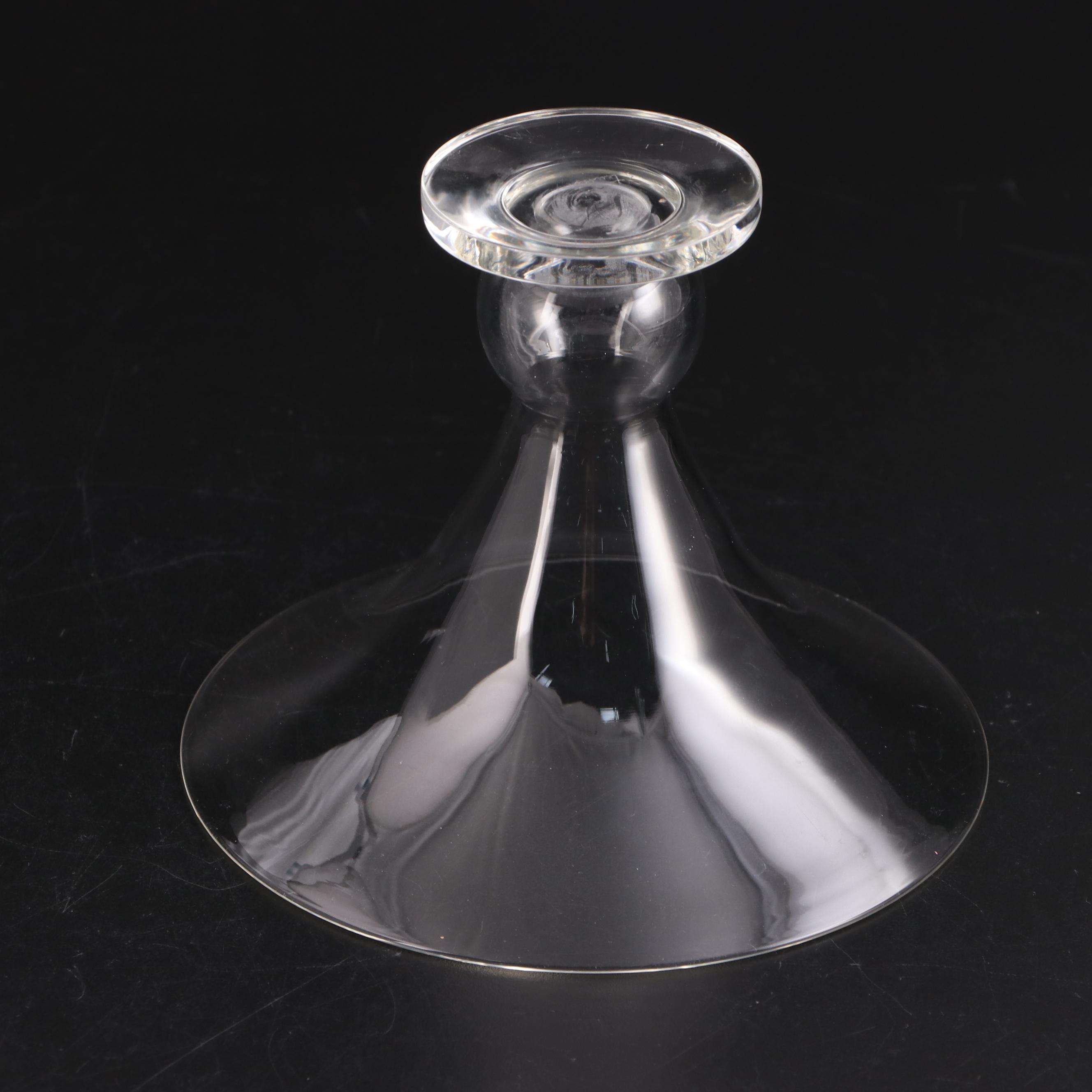 Frederick Carder for Steuben Glass Bowl and Sidney Waugh "Heritage" Compote