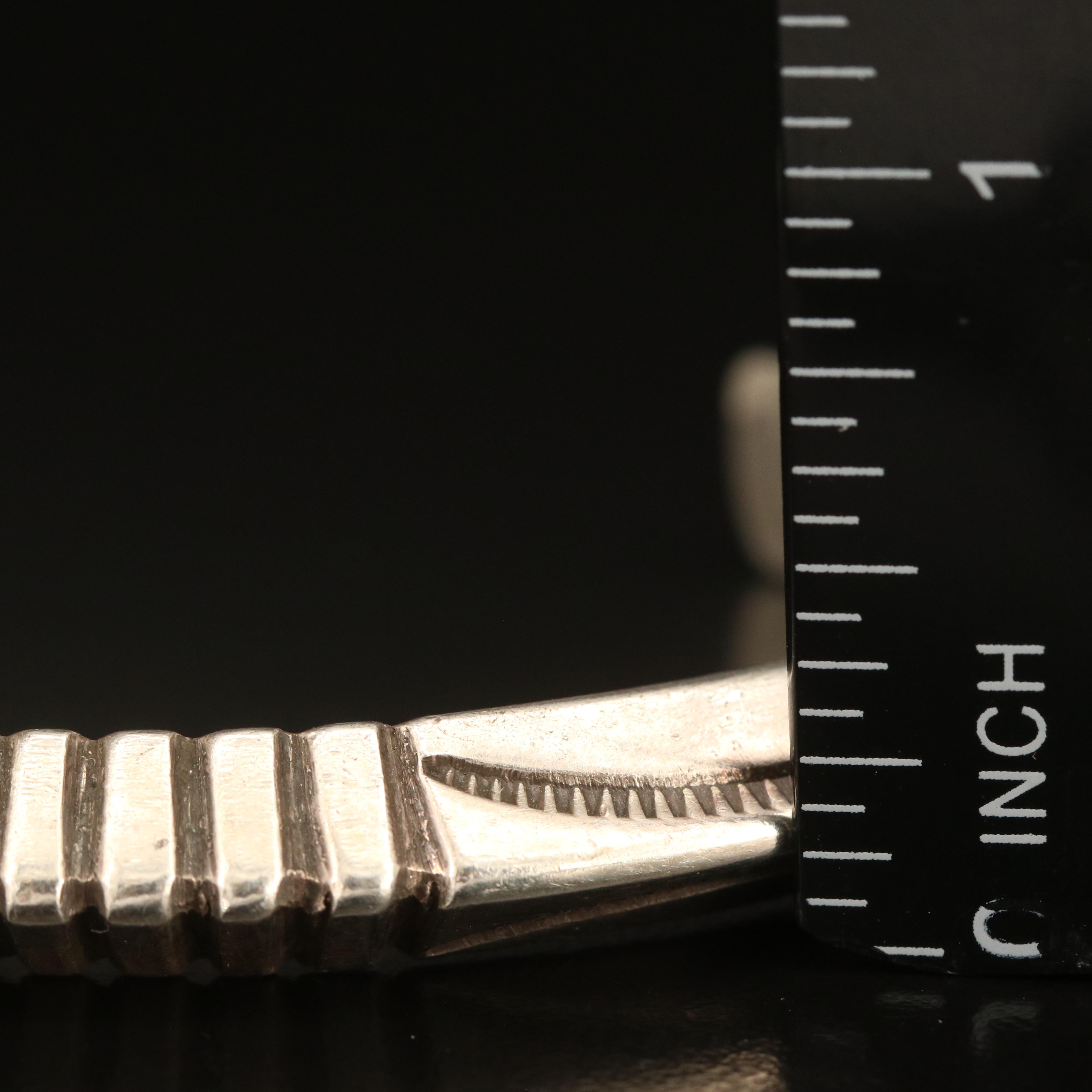 Southwestern Sterling Knife-Edge Cuff
