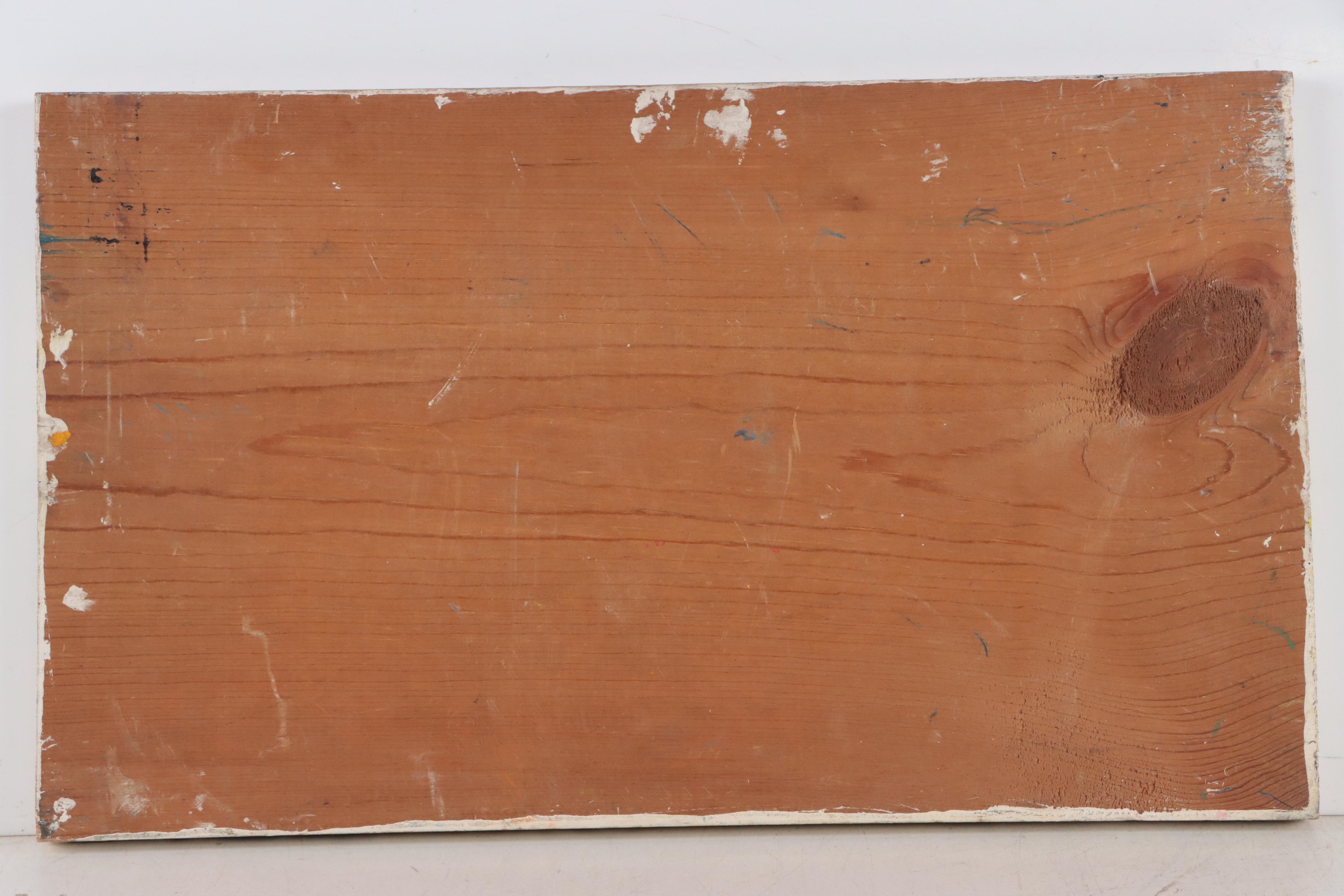 Chuck Barr Abstract Oil Painting