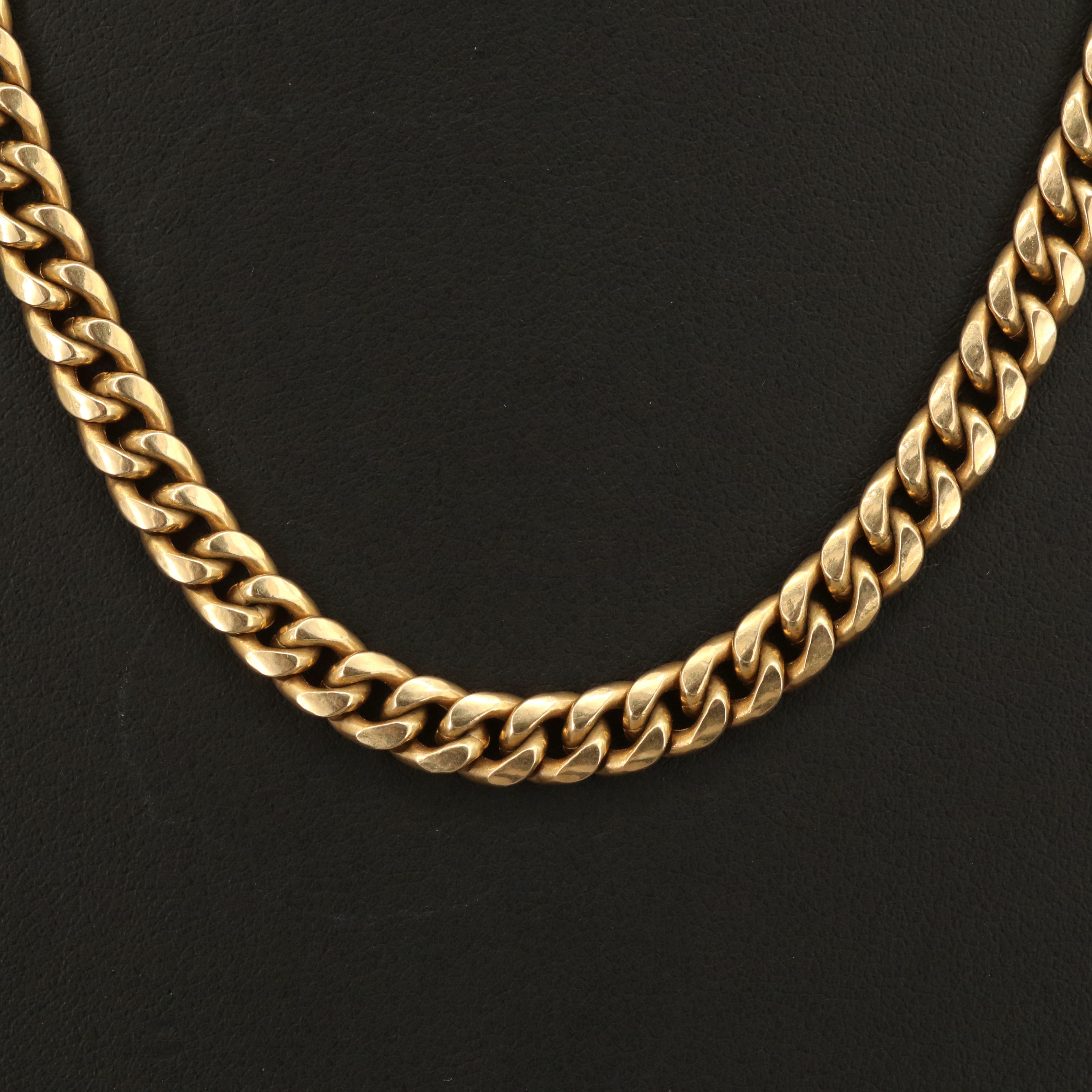 Italian 10K Curb Chain