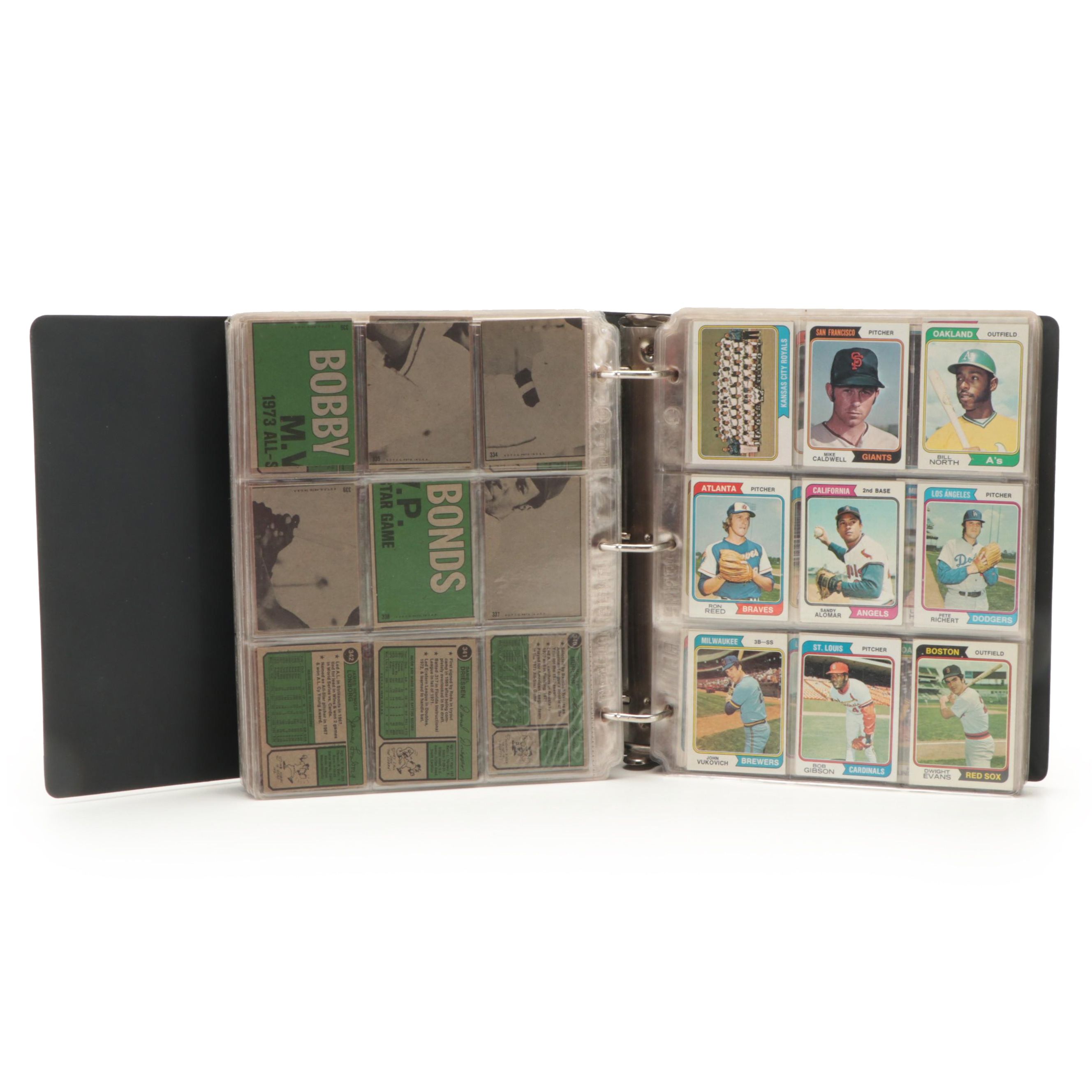1974 Topps Baseball Cards Complete Set Including Complete Traded Card Set