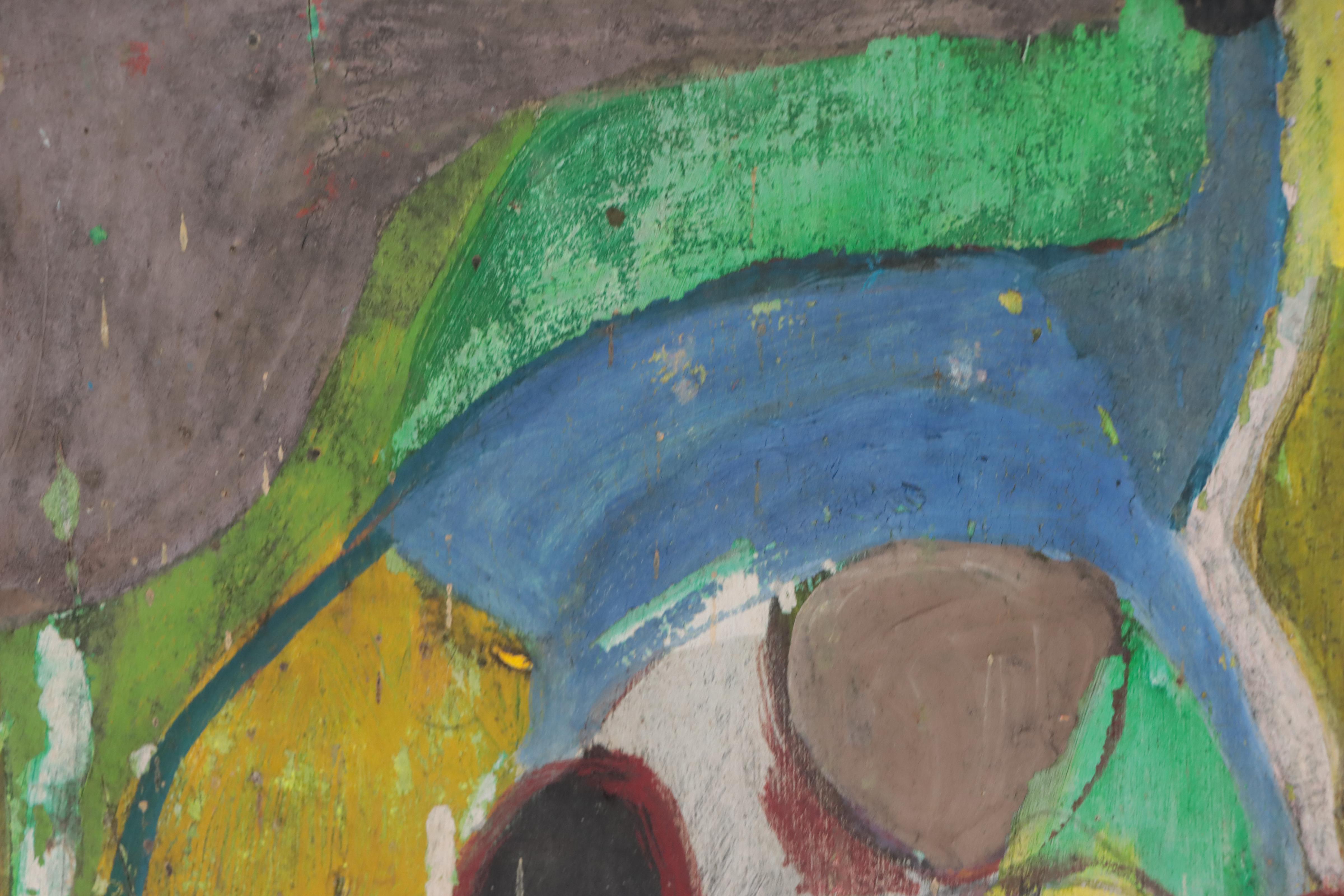 Chuck Barr Abstract Oil Painting