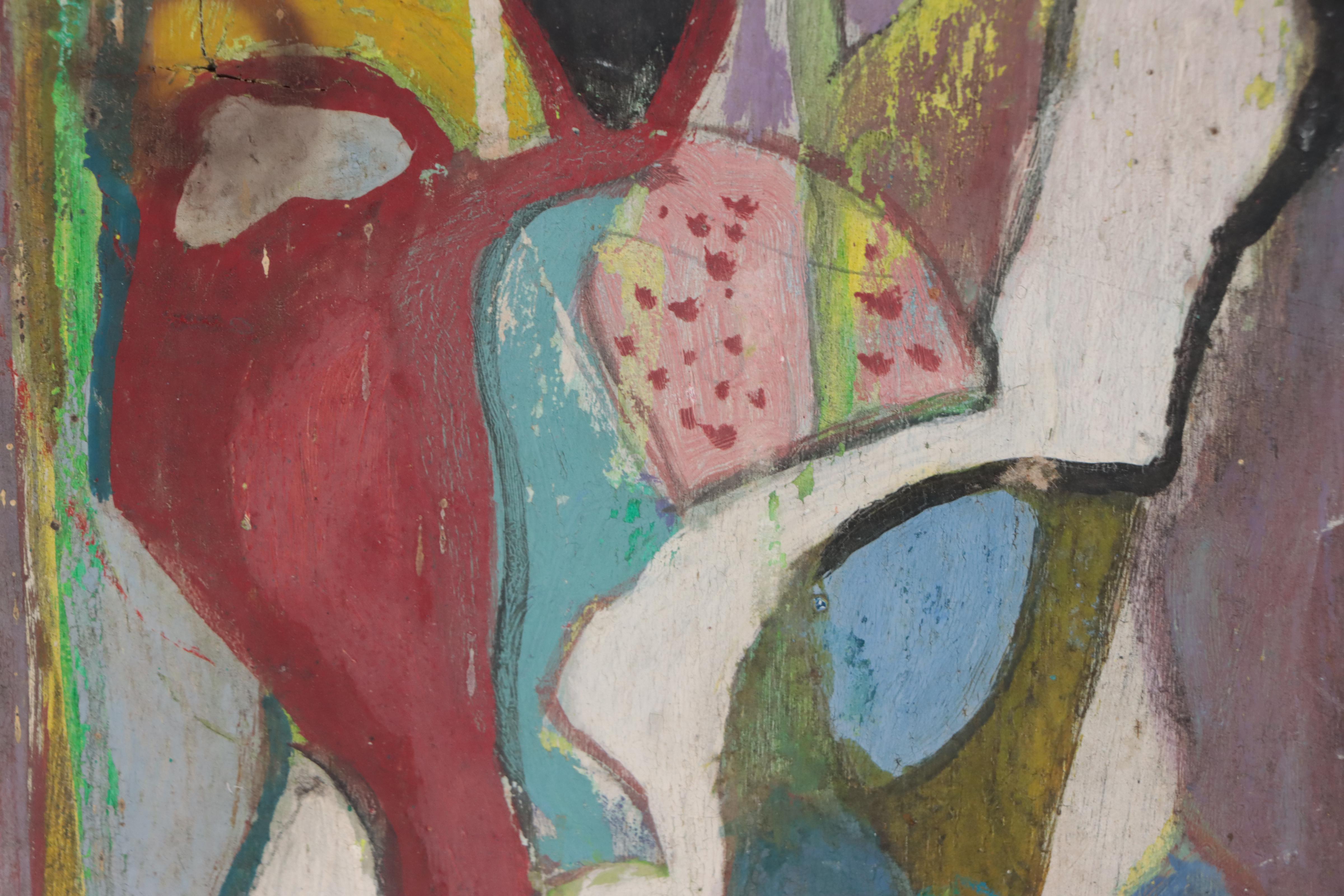 Chuck Barr Abstract Oil Painting