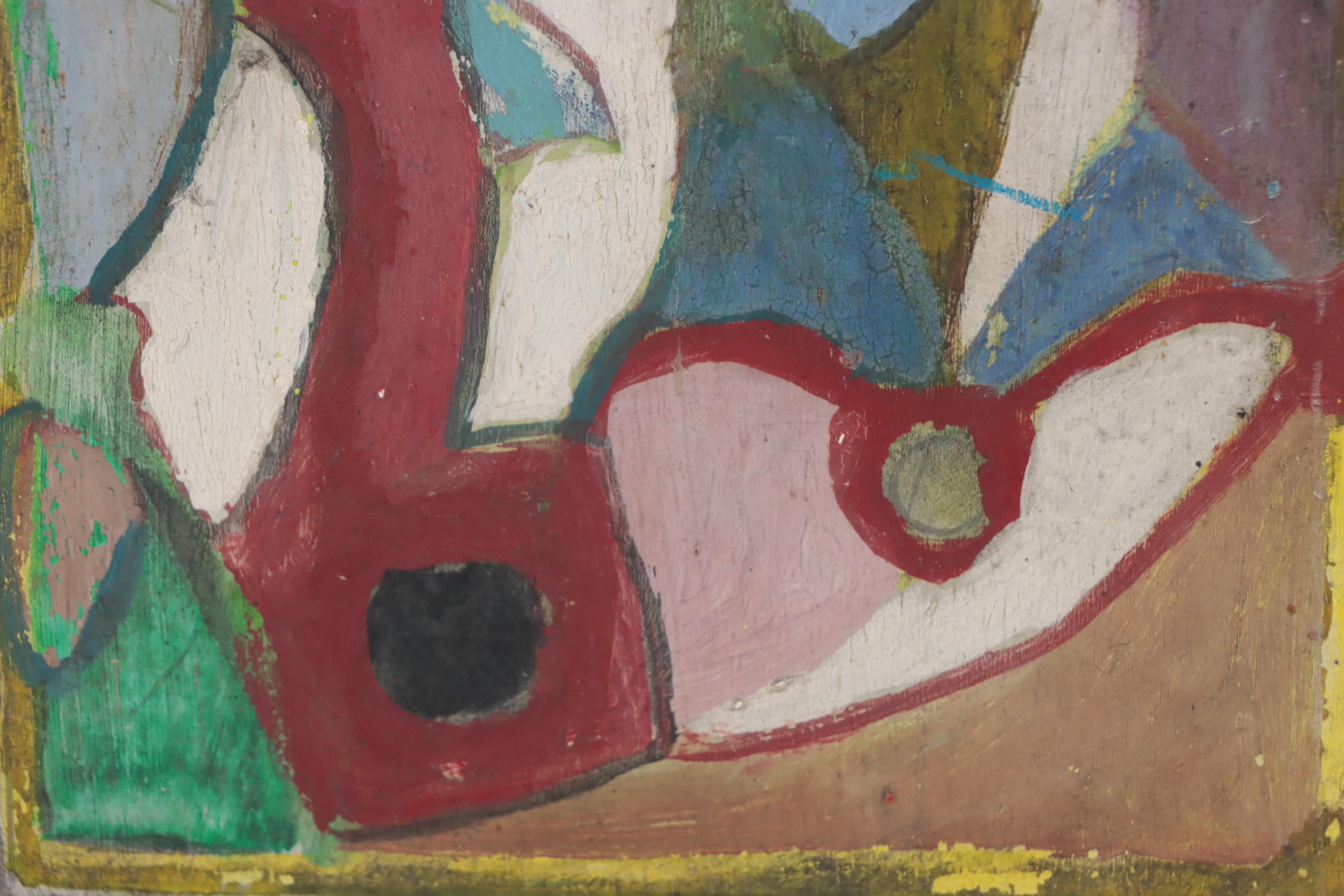 Chuck Barr Abstract Oil Painting