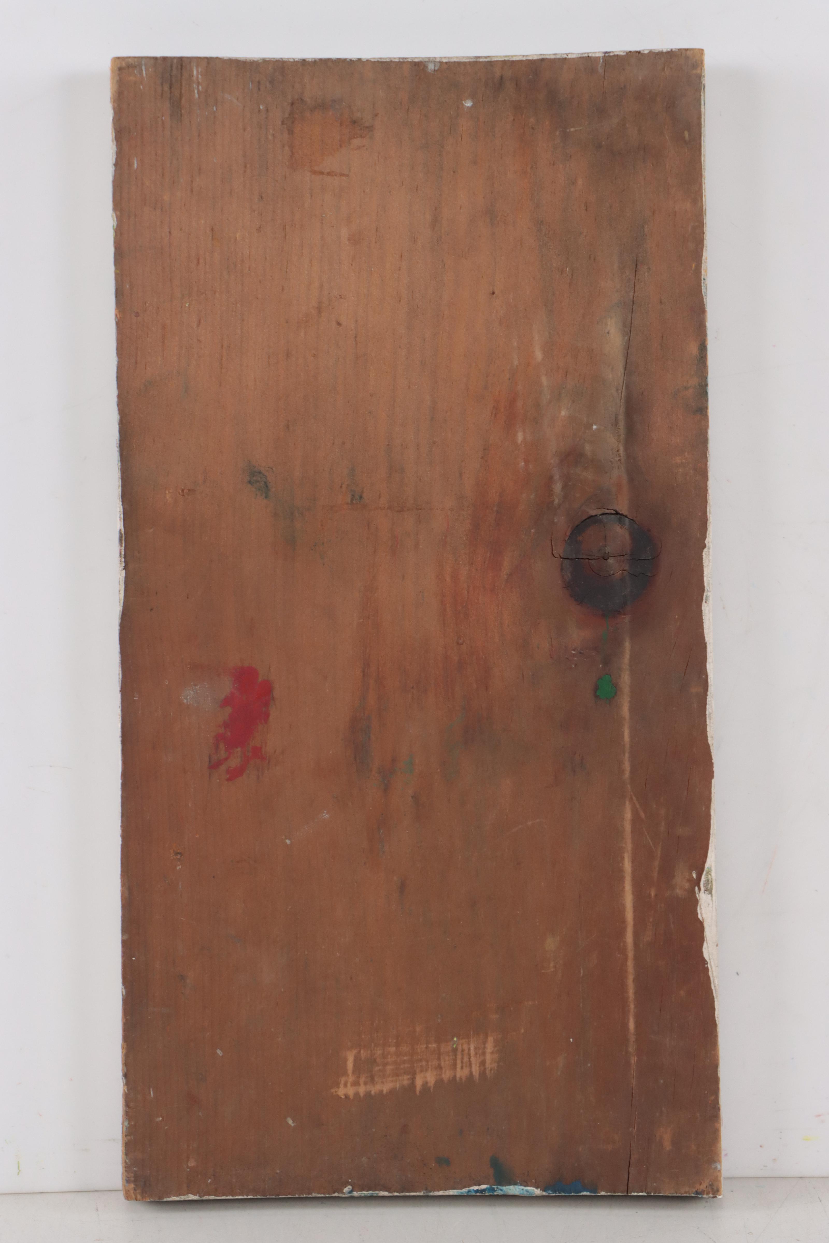 Chuck Barr Abstract Oil Painting