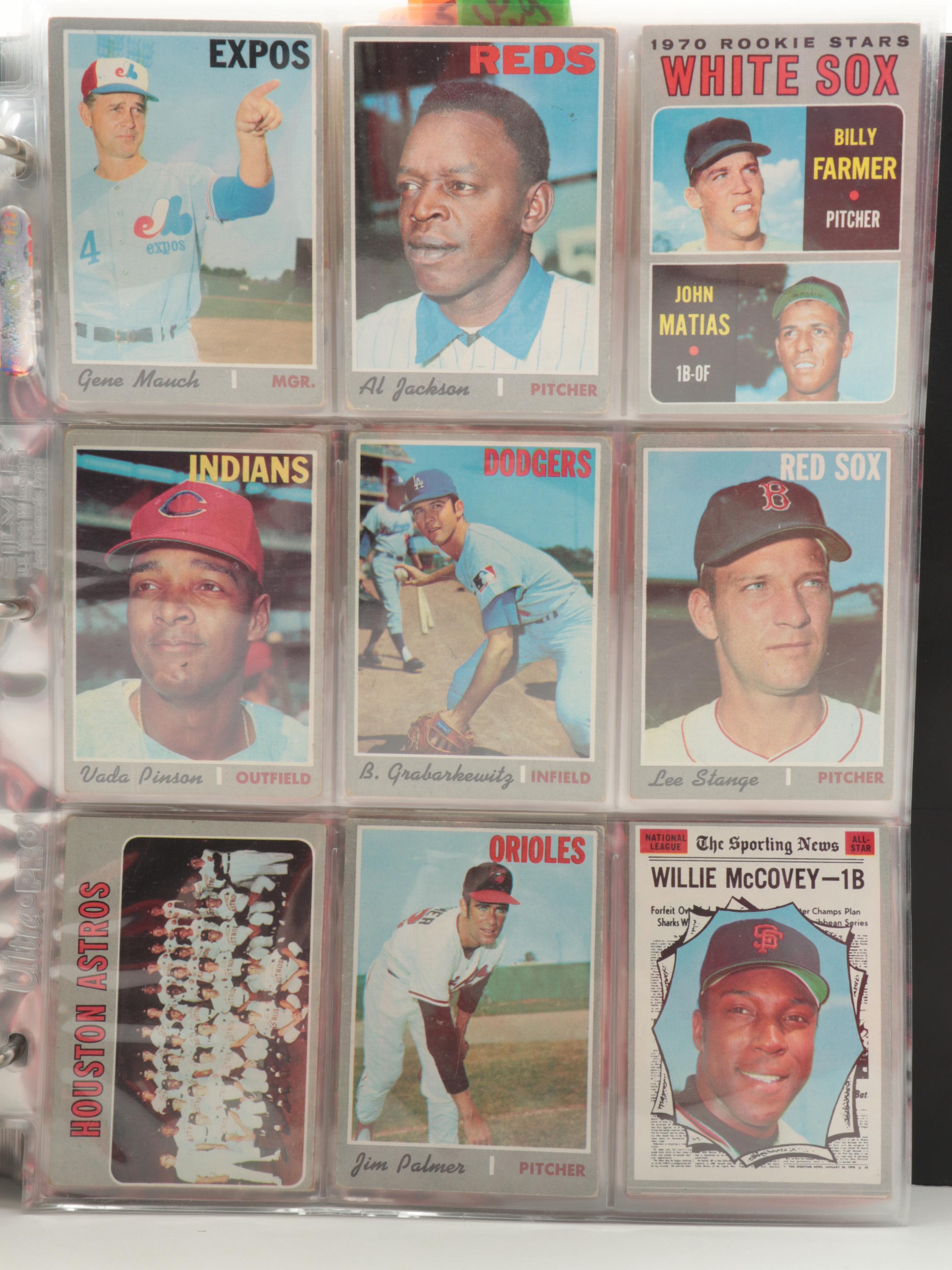 1970 Topps Baseball Cards Complete Set Including Thurman Munson Rookie