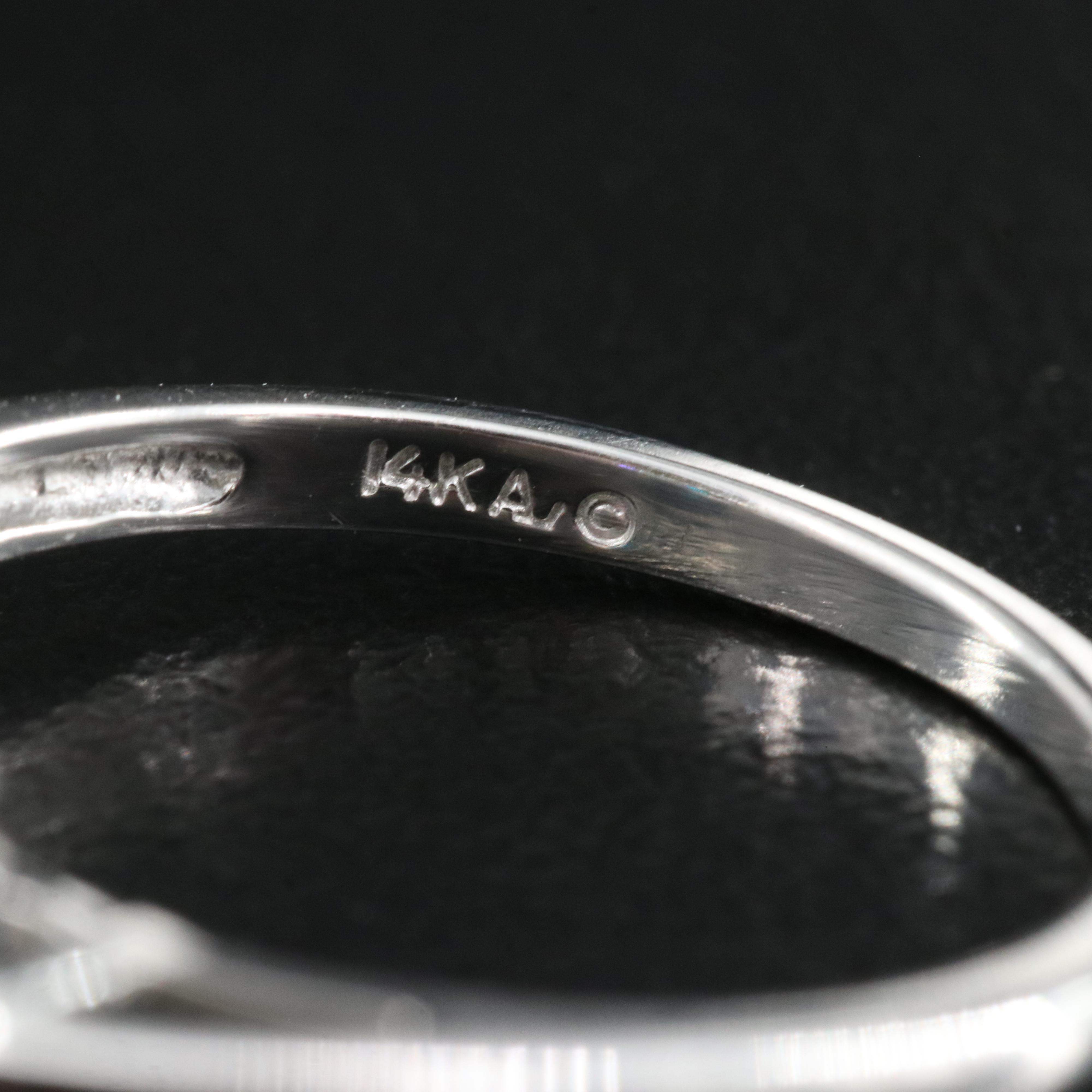 14K 1.53 CT Sapphire and Diamond Ring