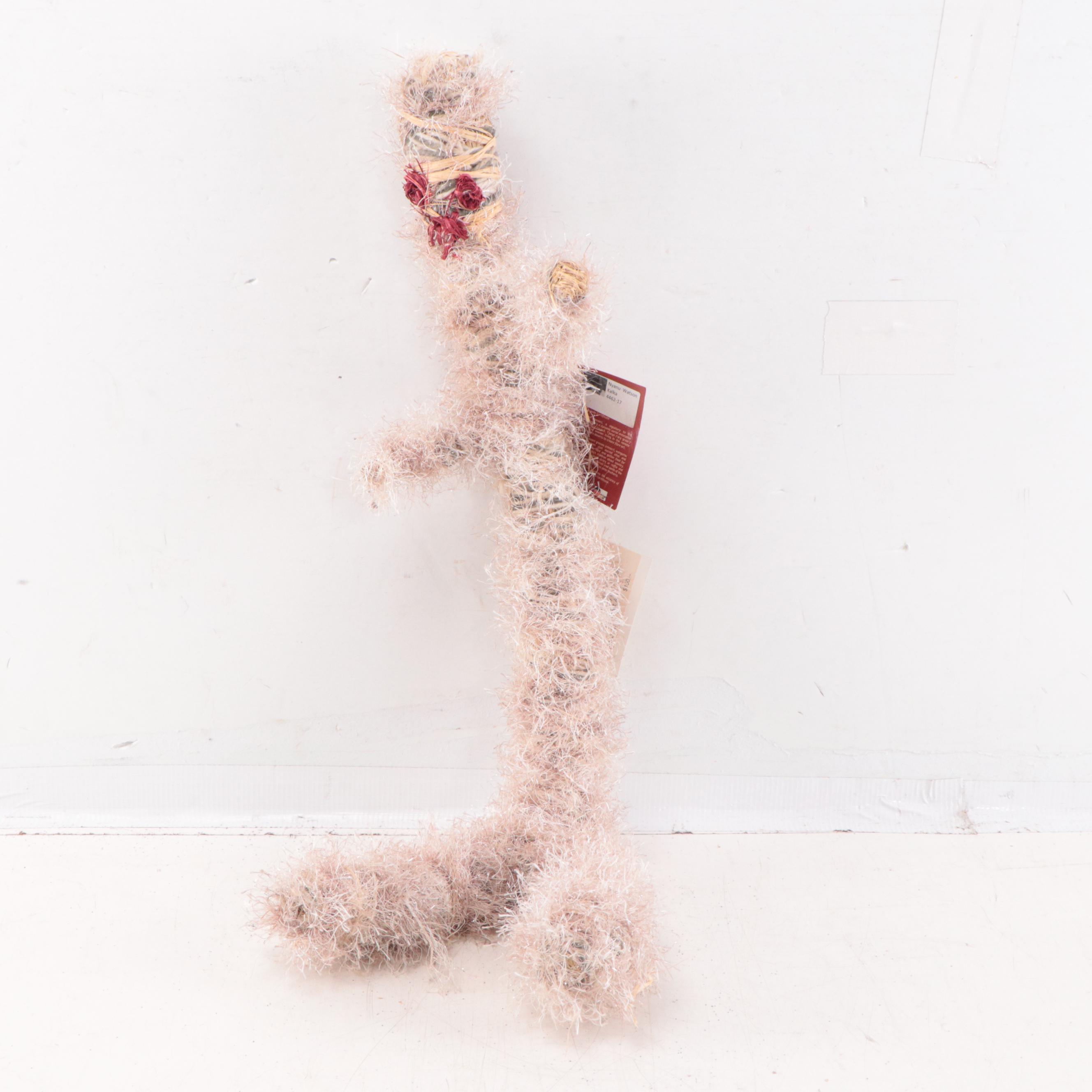 Nyanu Klaka Tjanpi Desert Australia Fiber Art Figure Sculptures