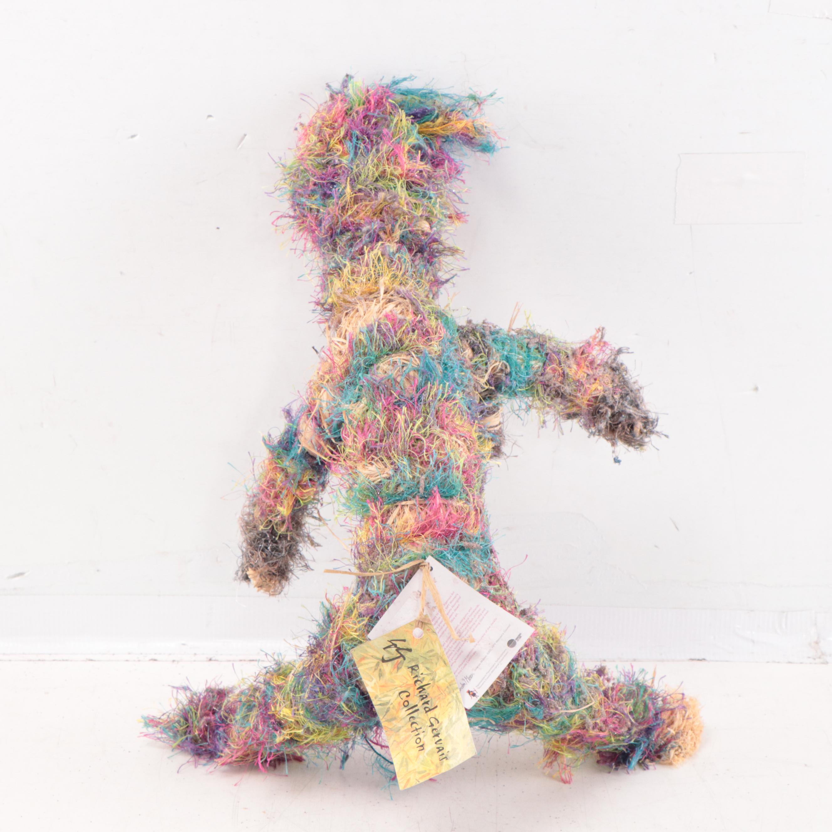 Nyanu Klaka Tjanpi Desert Australia Fiber Art Figure Sculptures